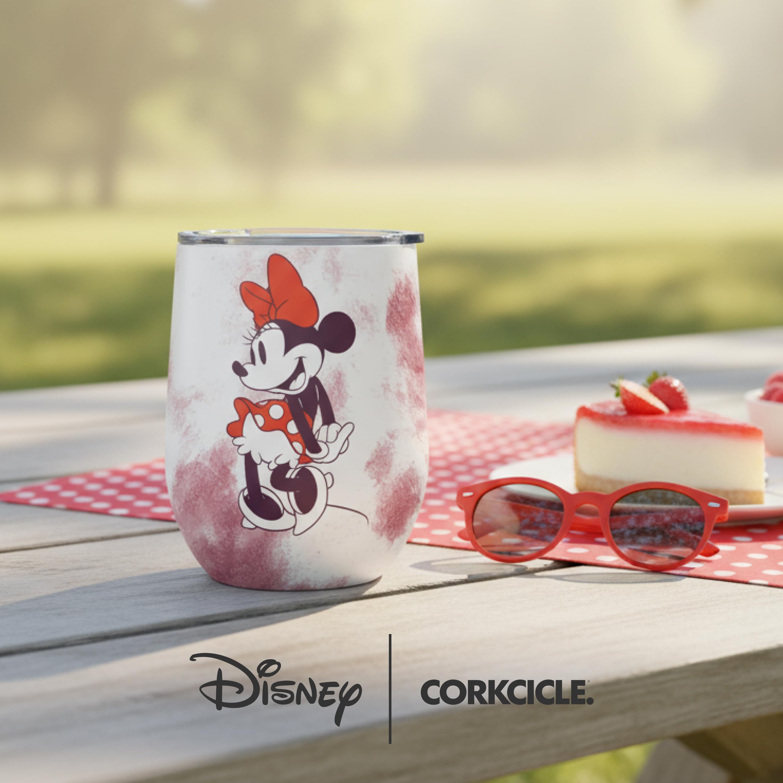 corkcicle-stemless-insulated-wine-glass-tumbler-12-oz-minnie-mouse-tie-dye image 8