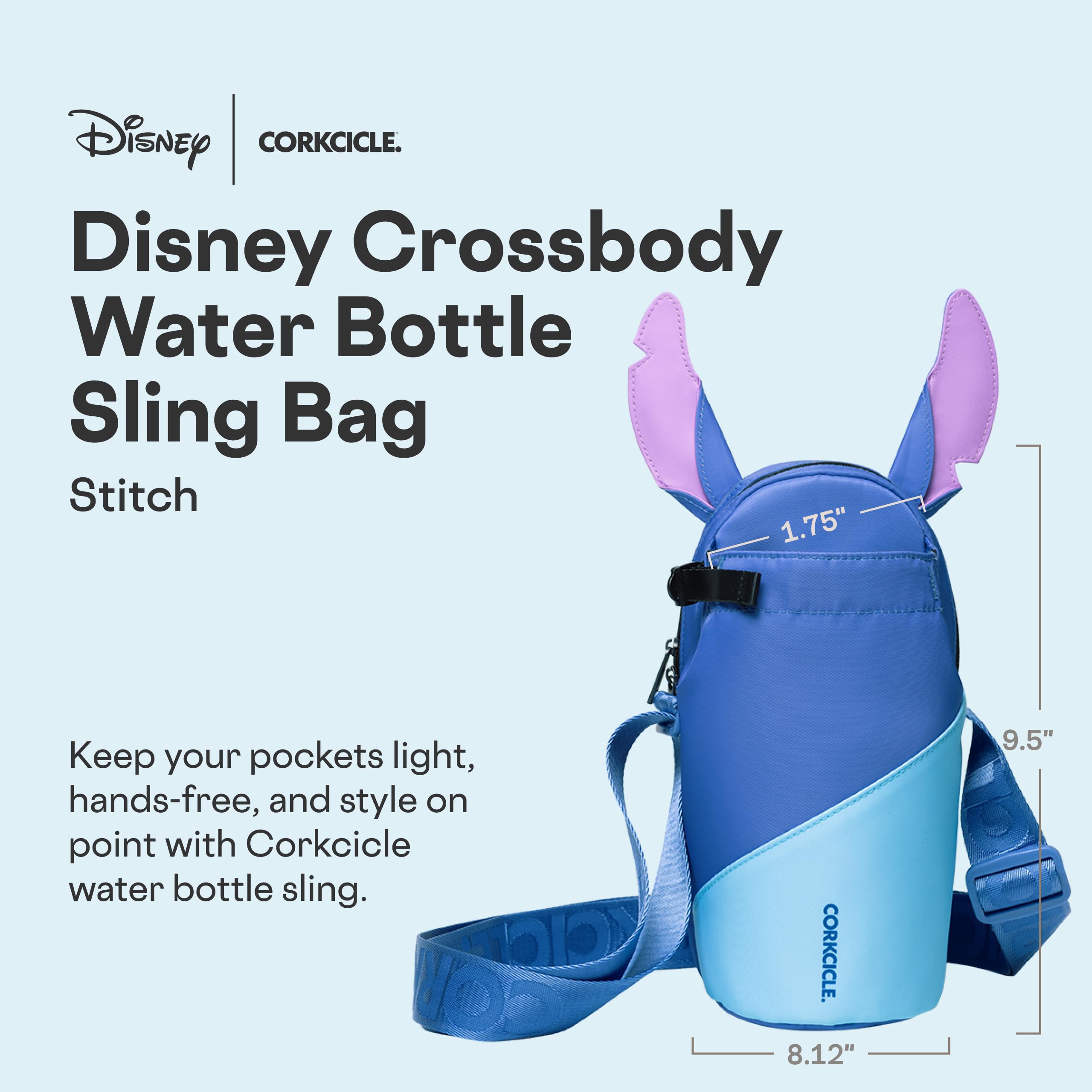 corkcicle-crossbody-water-bottle-sling-bag-adjustable-strap-padded-interior-pock image 2