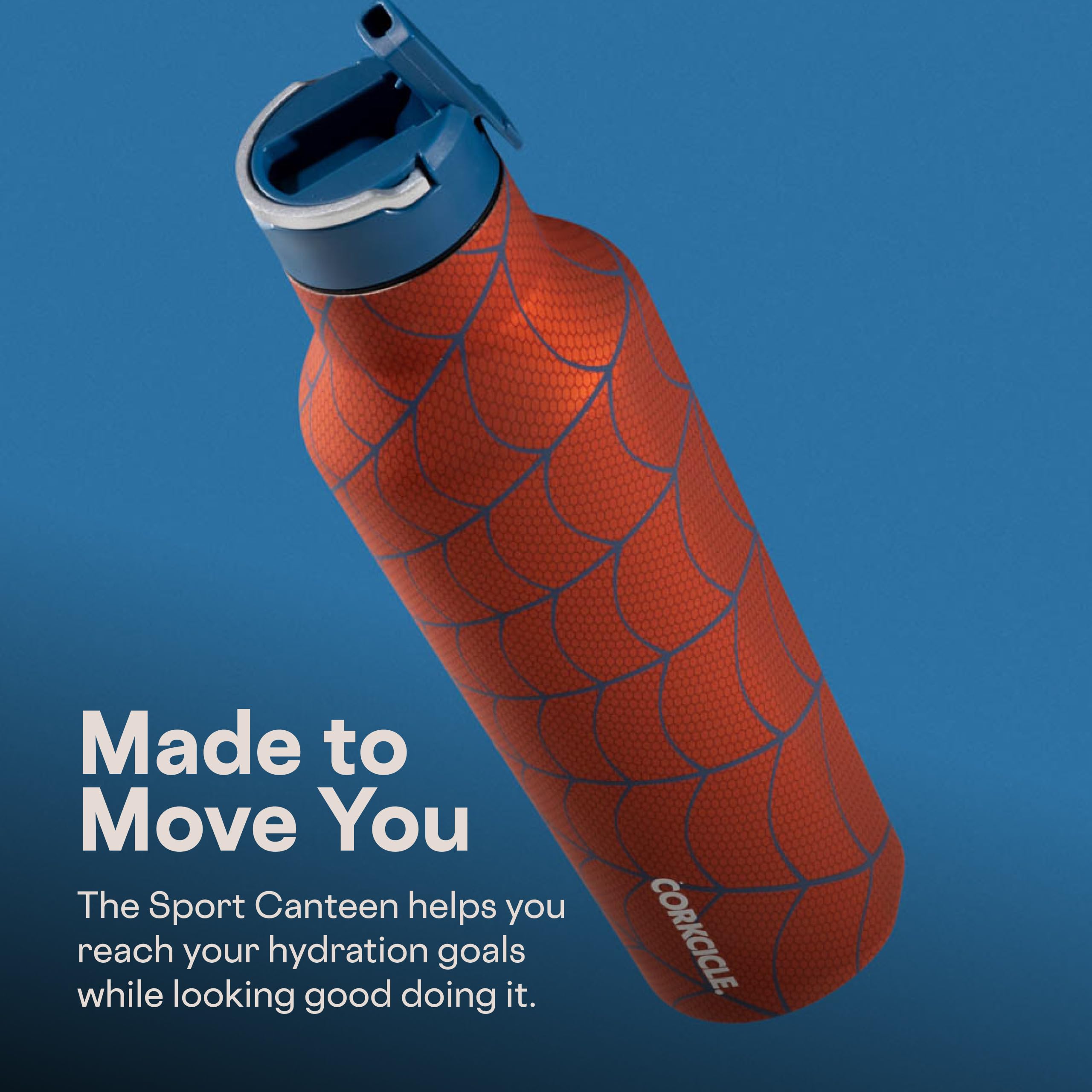 corkcicle-sport-canteen-20-oz-spider-man-edition-triple-insulated-stainless-stee image 6