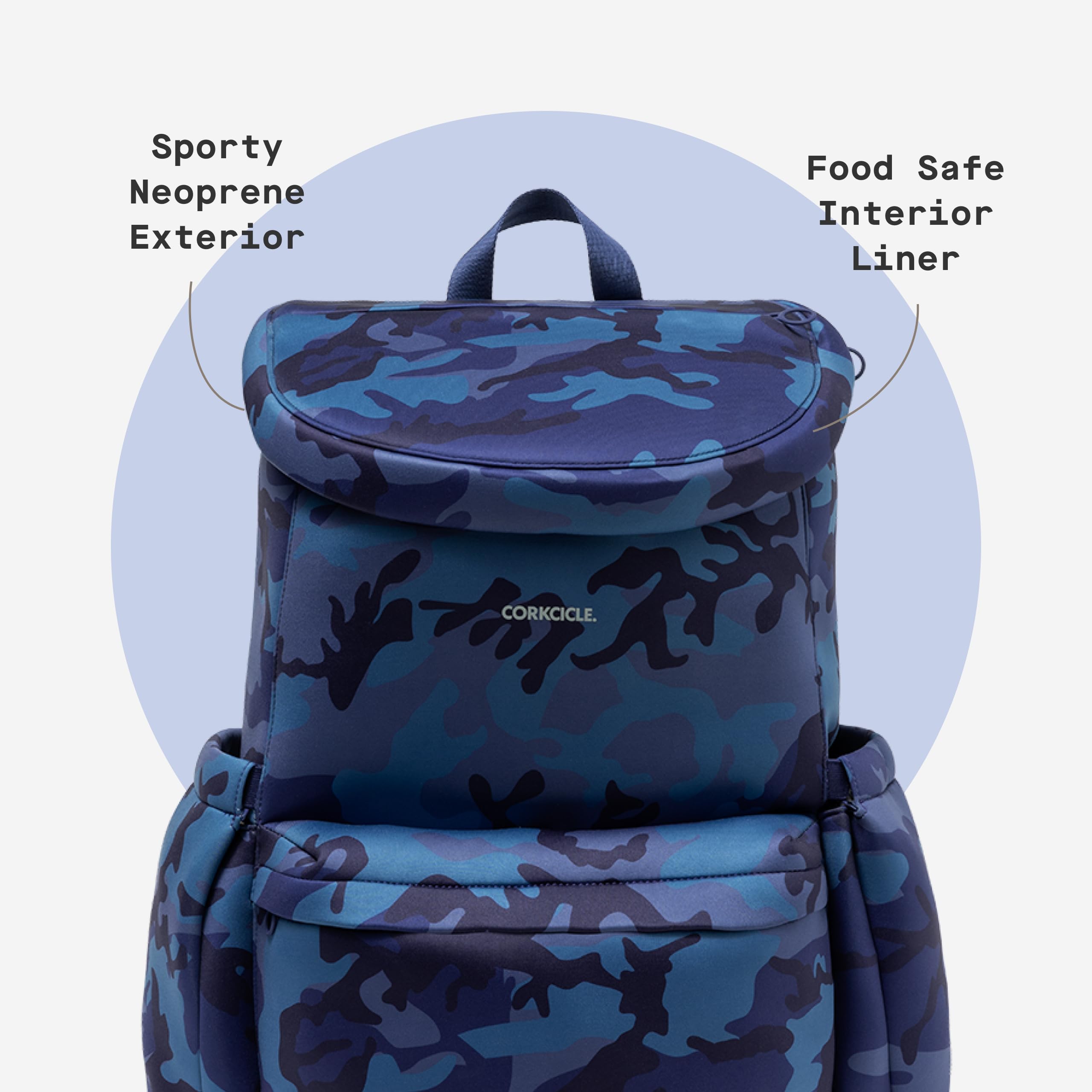corkcicle-lotus-backpack-cooler-bag-15-5-x-17-holds-24-cans image 5