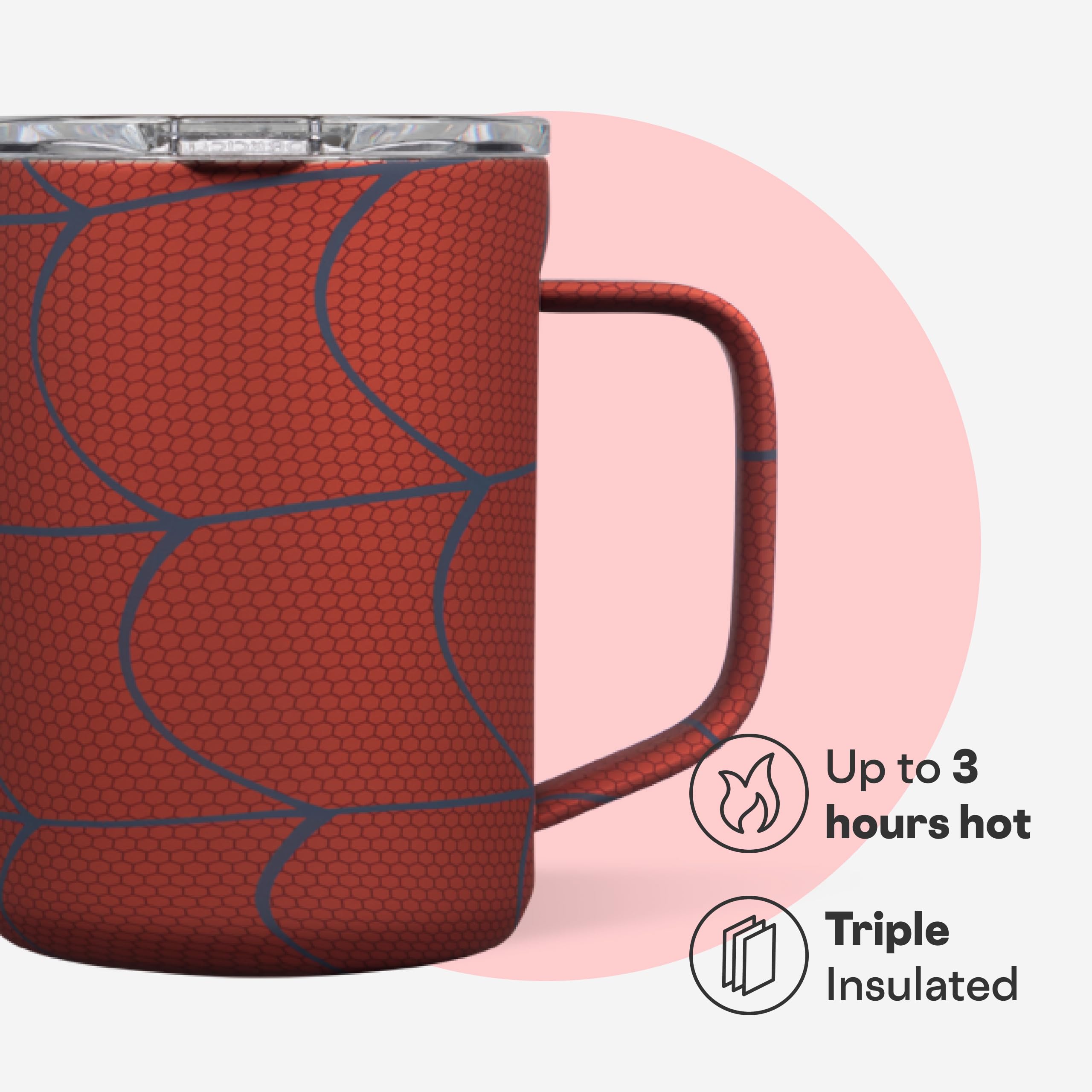 corkcicle-classic-coffee-mug-16-oz-spider-man-edition-triple-insulated-stainless image 3