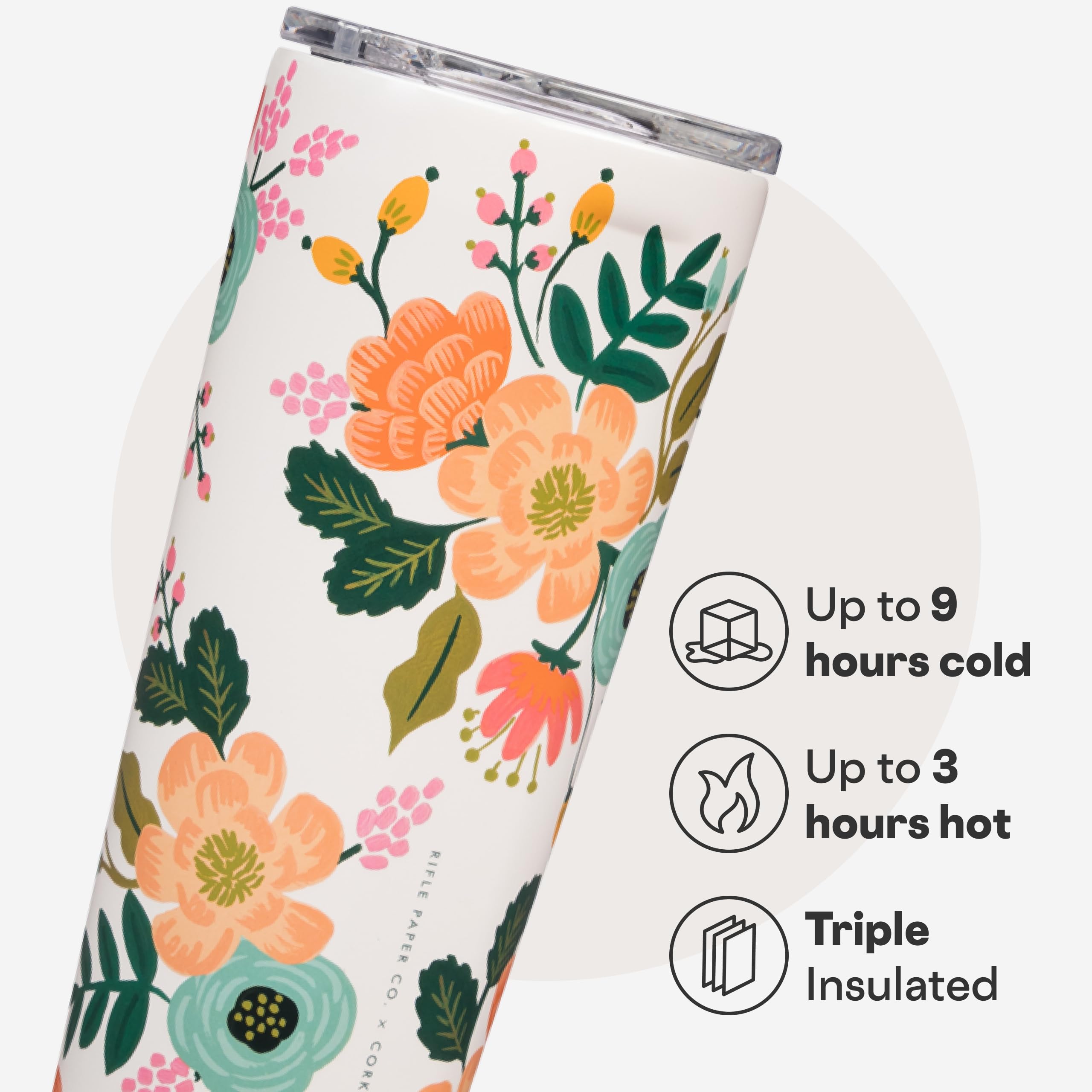 corkcicle-x-rifle-paper-co-classic-coffee-mug-16-oz-cream-lively-floral-triple-i image 3
