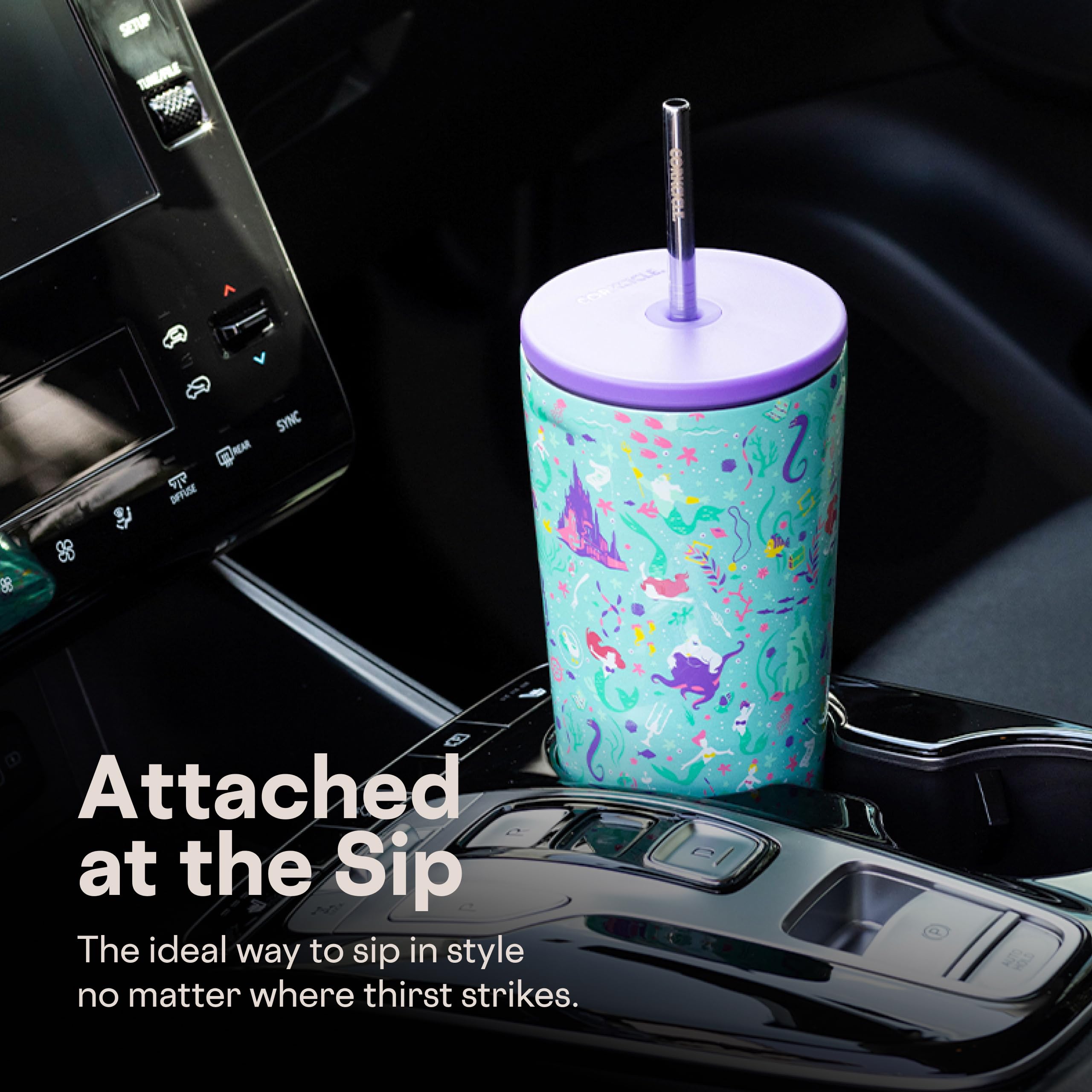 corkcicle-disney-princess-ariel-cold-cup-triple-insulated-stainless-steel-tumble image 6