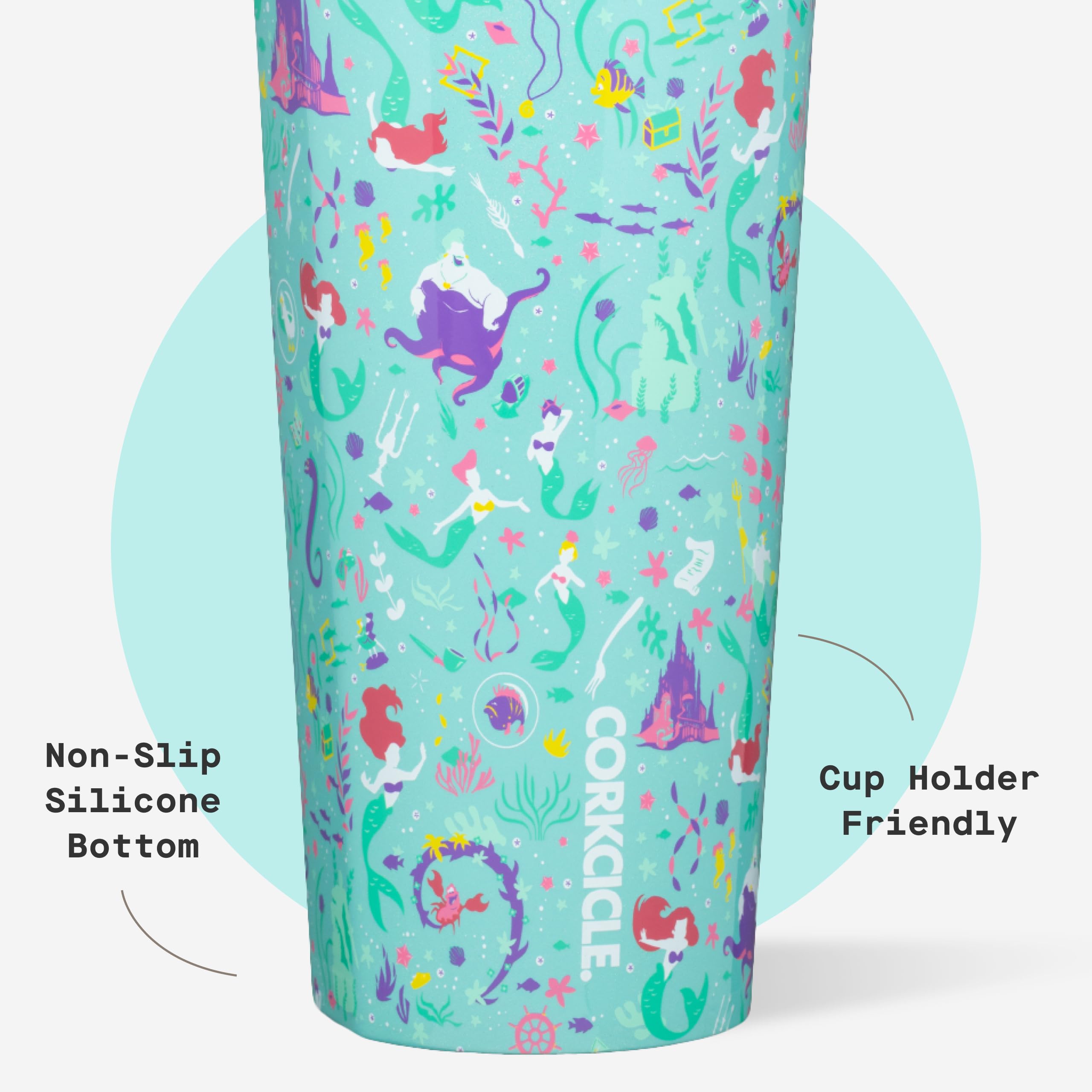 corkcicle-disney-princess-ariel-cold-cup-triple-insulated-stainless-steel-tumble image 5
