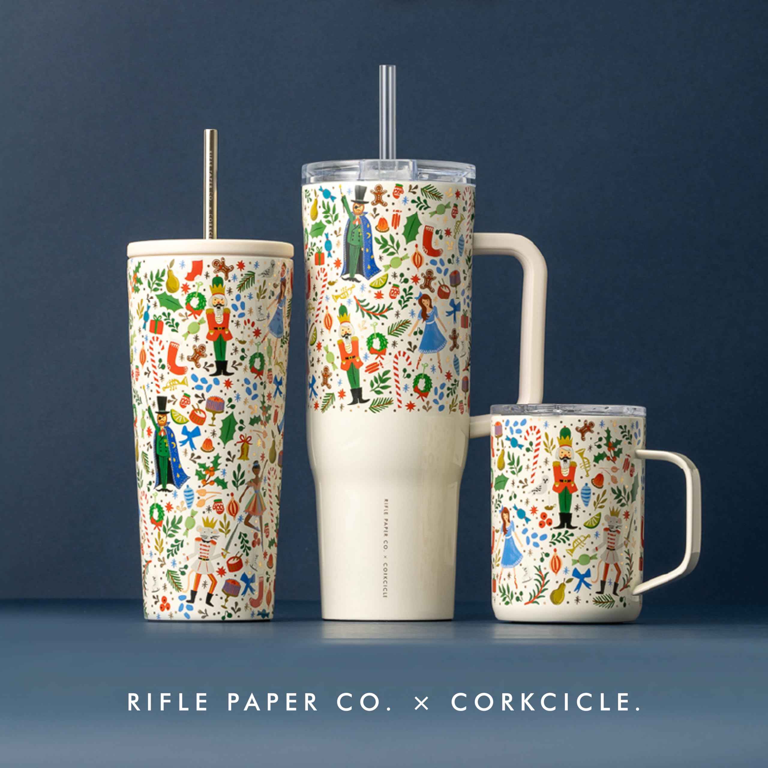 corkcicle-x-rifle-paper-co-cold-cup-insulated-tumbler-with-lid-straw-24-oz-nutcr image 8
