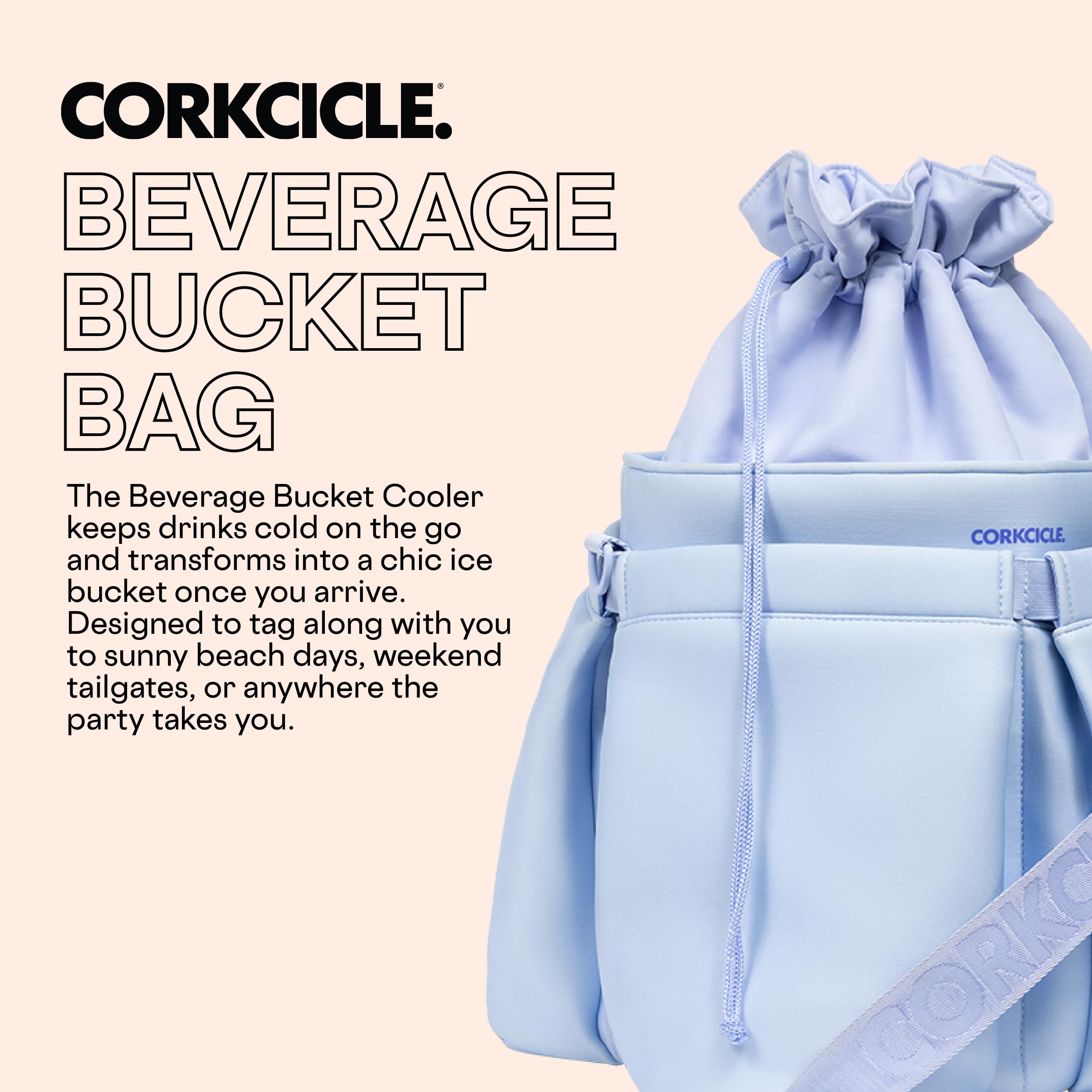 corkcicle-beverage-bucket-cooler-bag-all-day-insulated-ice-bucket-water-resistan image 2