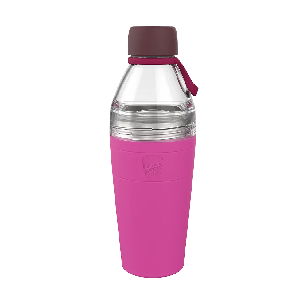 keepcup-helix-bottle-clear-top-22oz-fuchsia image 1