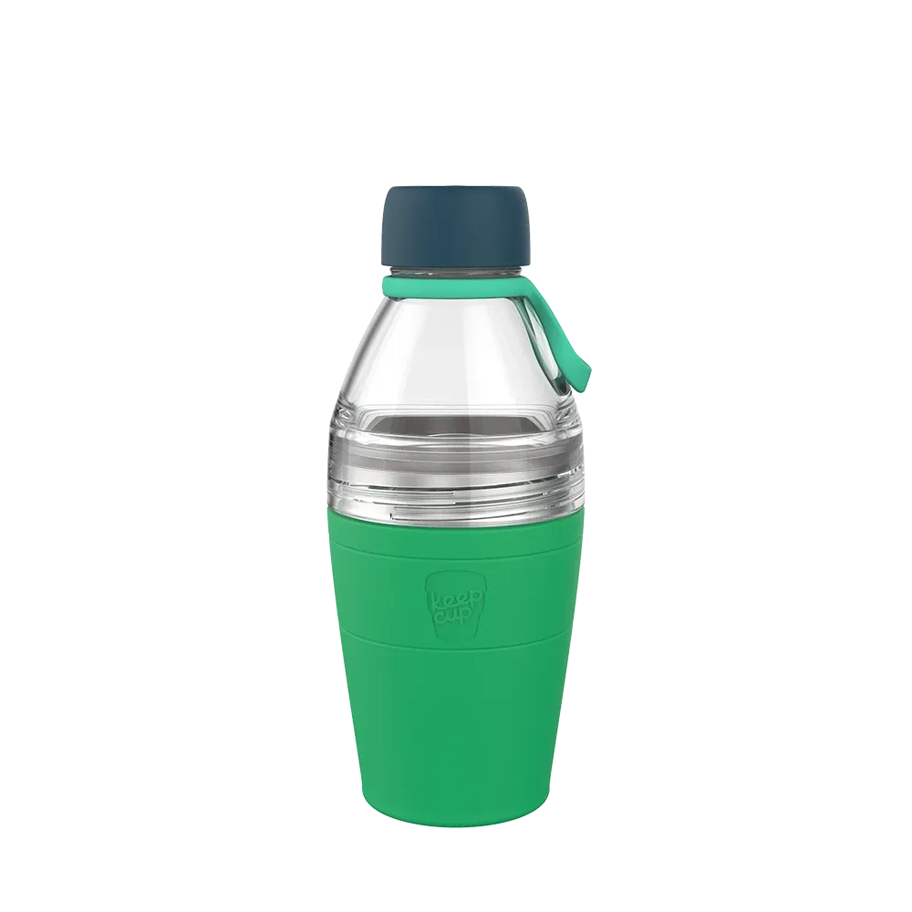 keepcup-helix-bottle-18oz-clear-top-emerald-lime image 1