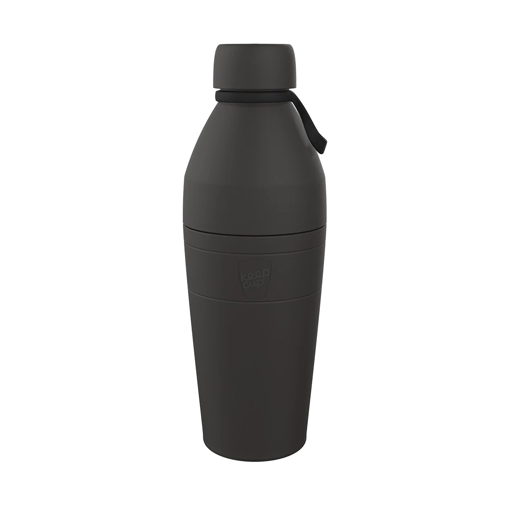 keepcup-helix-bottle-22oz-vacuum-insulated-water-bottle-black image 1