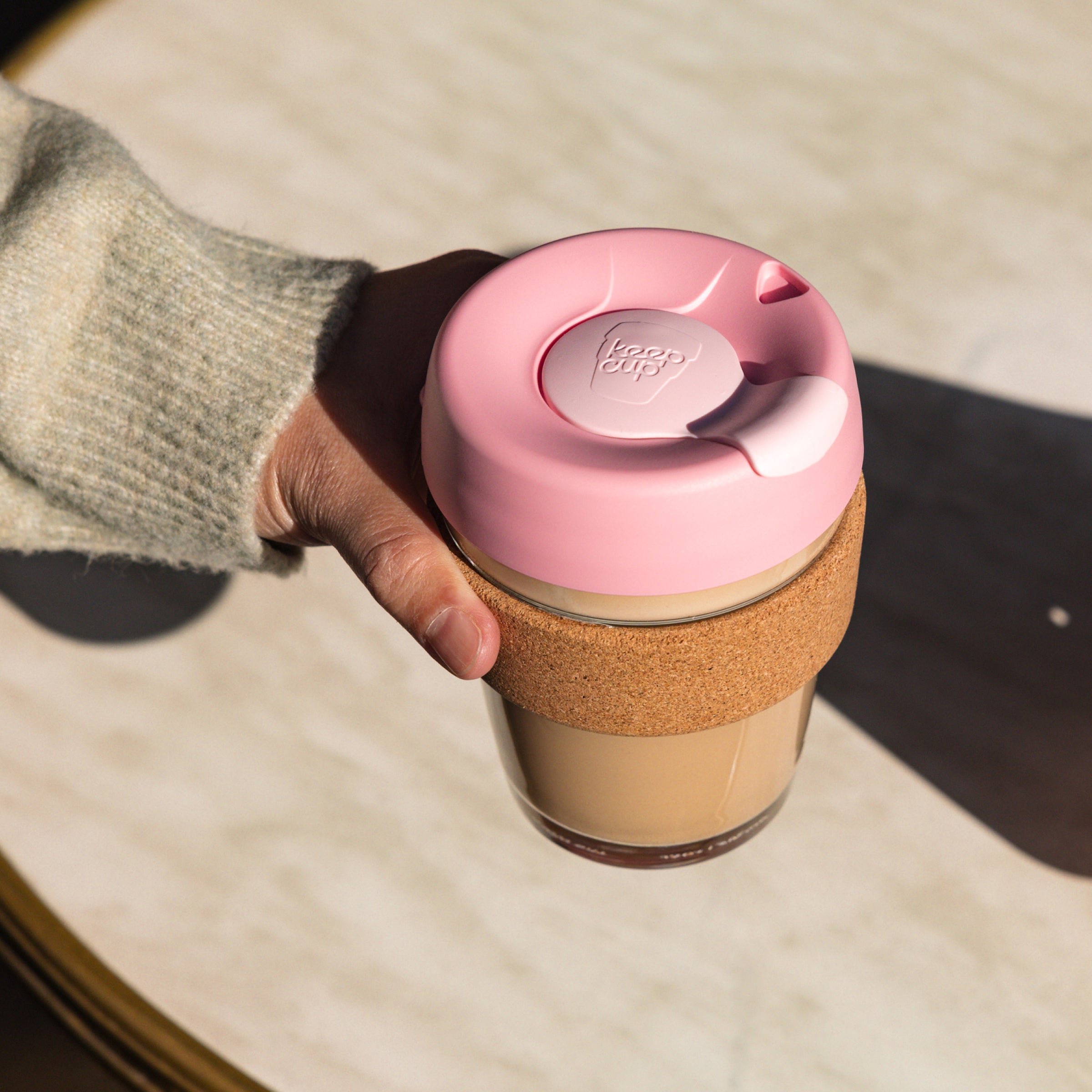 keepcup-brew-cork-12oz-tempered-glass-reusable-coffee-cup-saskatoon image 2