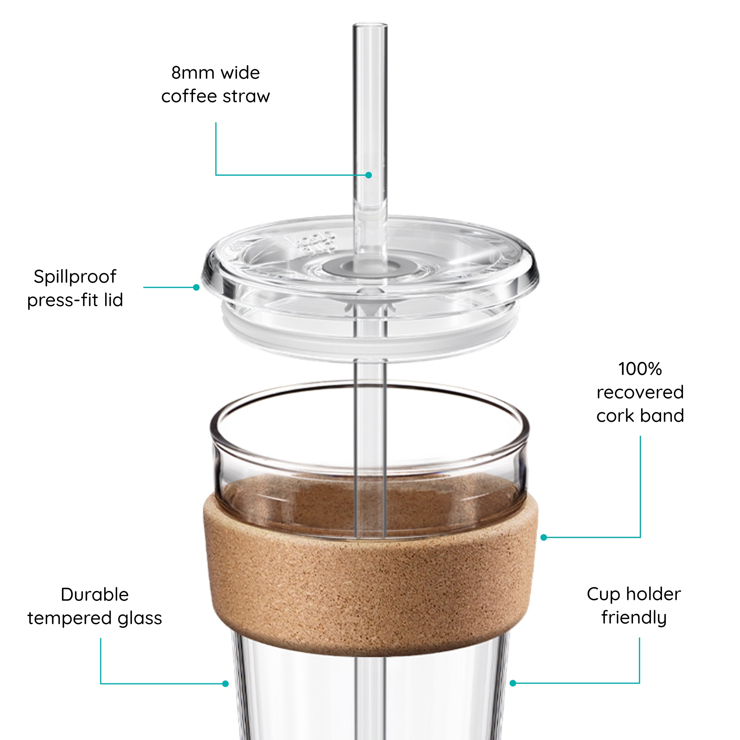 keepcup-cold-cup-cork-16oz-coffee-straw image 3