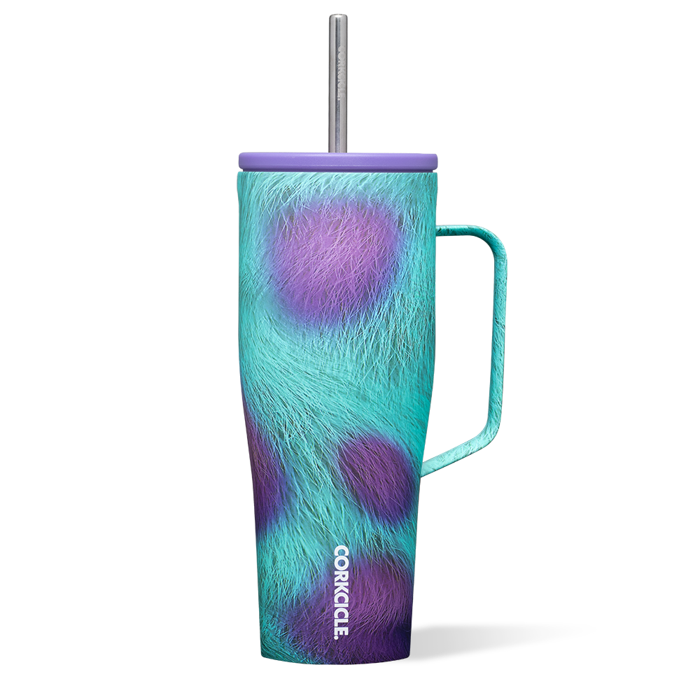 corkcicle-disney-pixar-cold-cup-xl-30-oz-sulley-design-with-handle-and-straw image 1