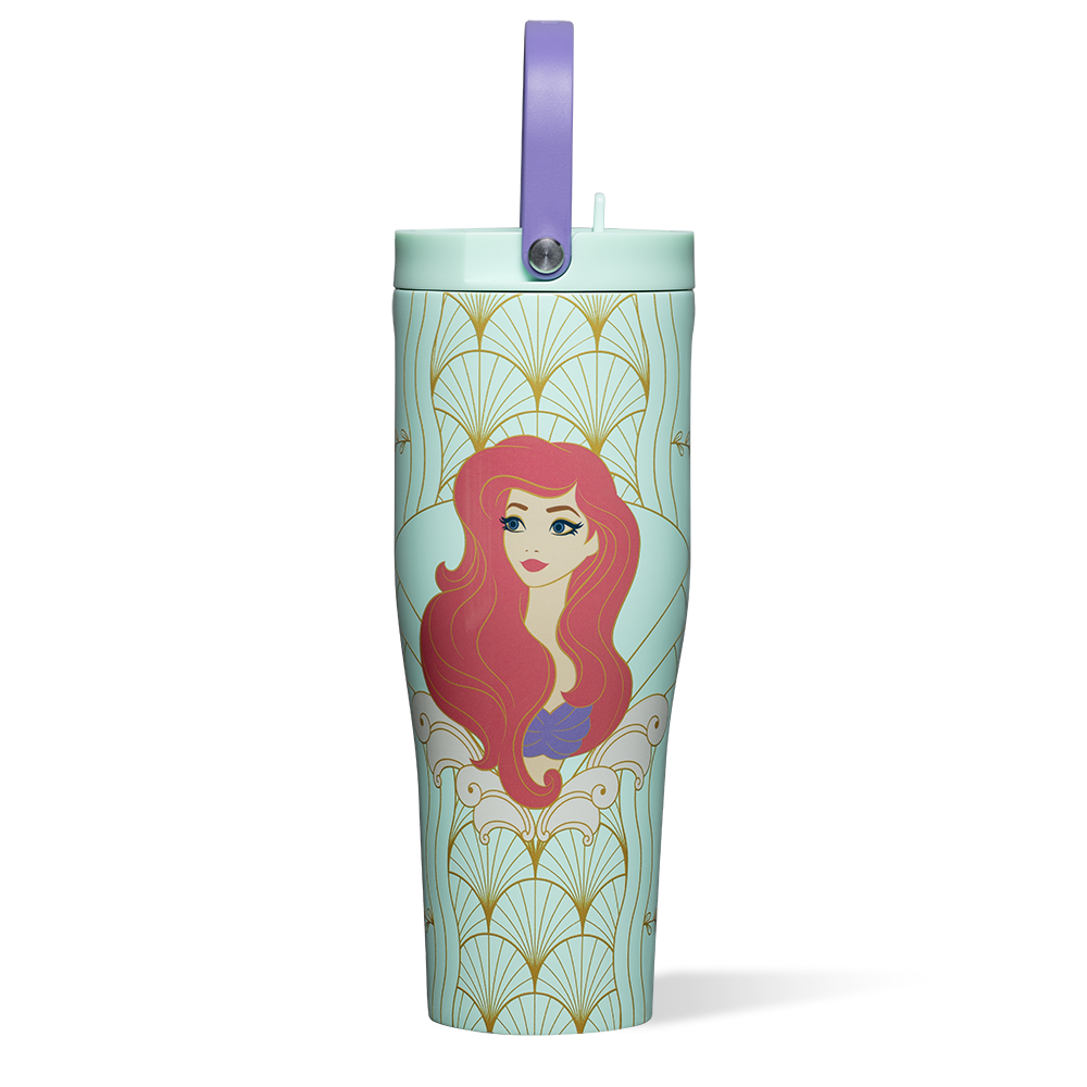 corkcicle-disney-princess-go-cup-xl-30oz-leakproof-insulated-tumbler-with-flexib image 6