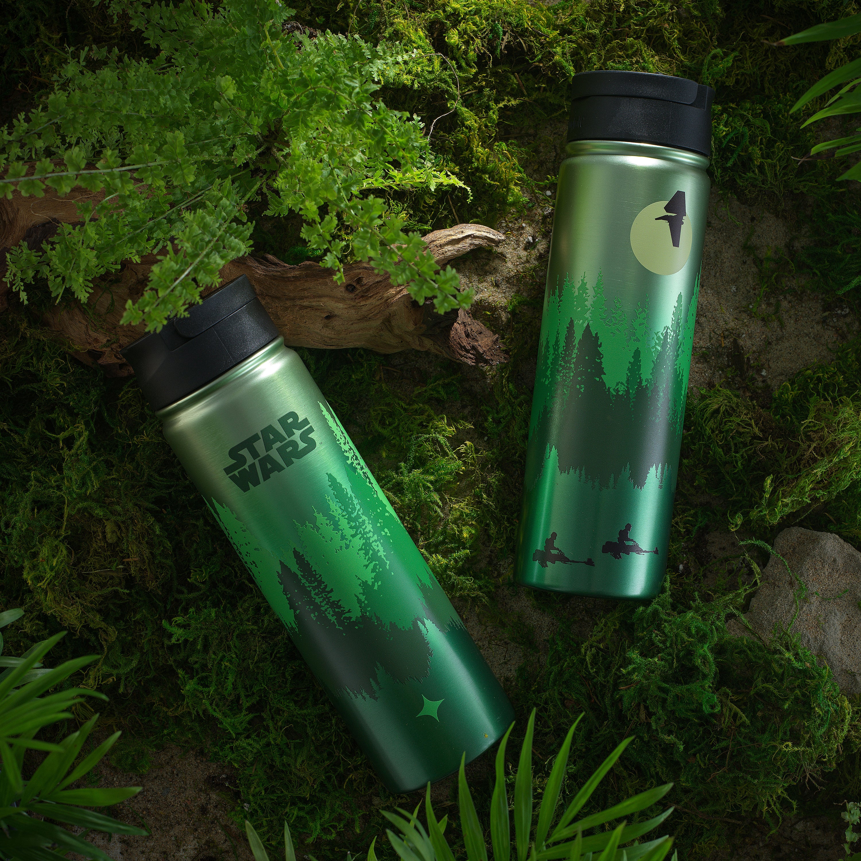 joyjolt-star-wars-destinations-collection-endor-vacuum-insulated-water-bottle image 2