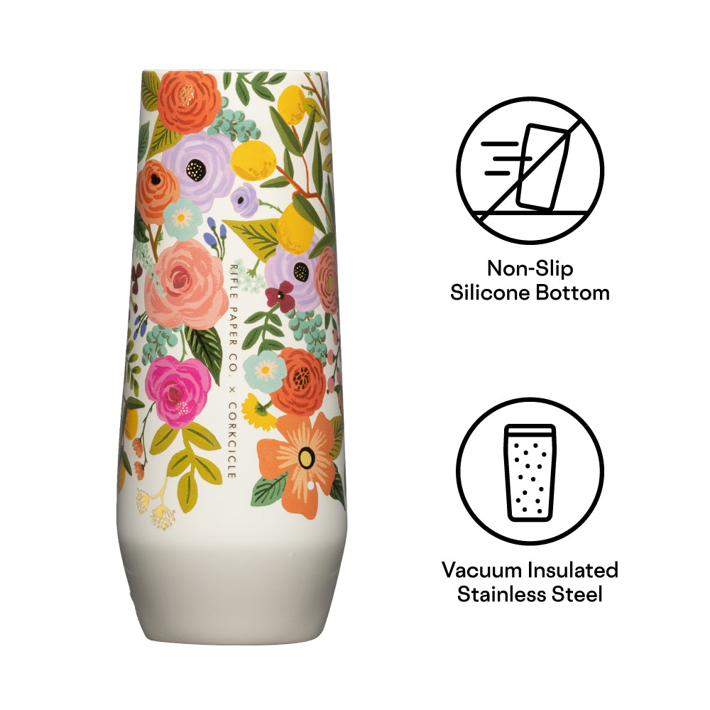 corkcicle-x-rifle-paper-co-stemless-flute-7oz-triple-insulated-stainless-steel-c image 3
