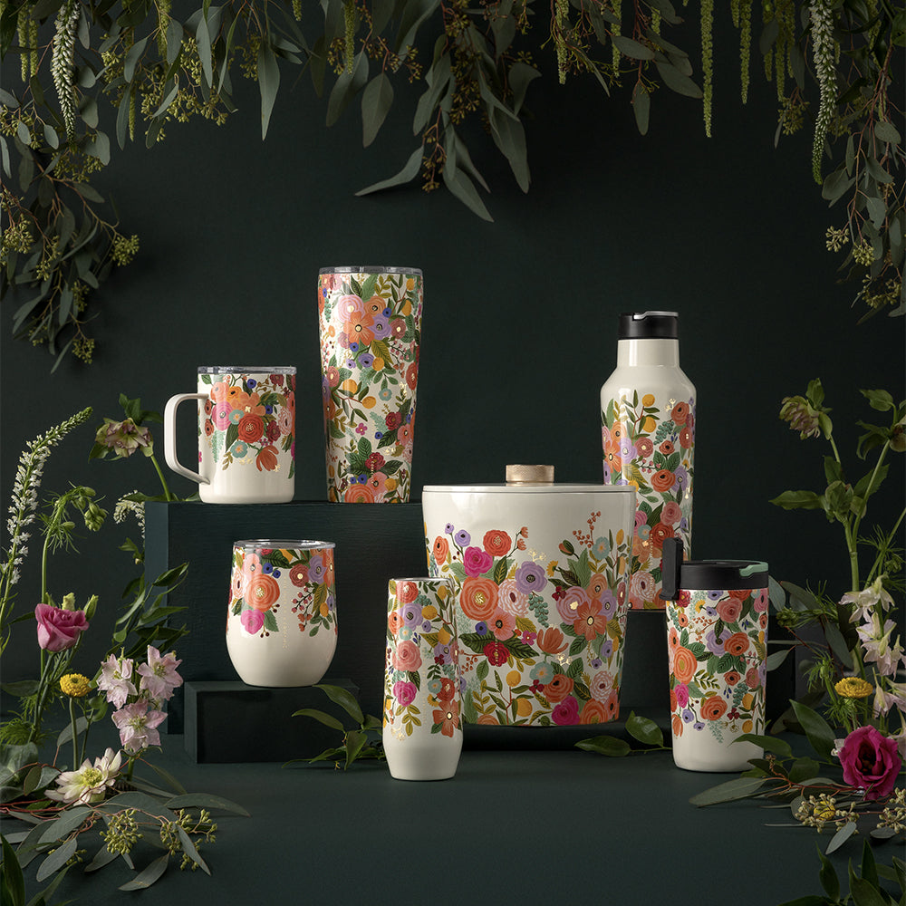 corkcicle-rifle-paper-co-ice-bucket-100oz-triple-insulated-garden-party-pattern image 4