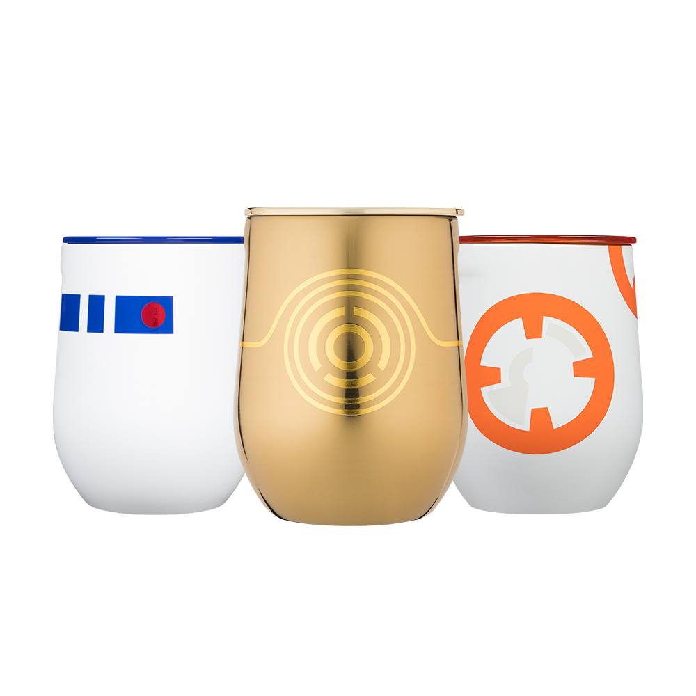 corkcicle-star-wars-droids-stemless-set-3-12oz-each image 1