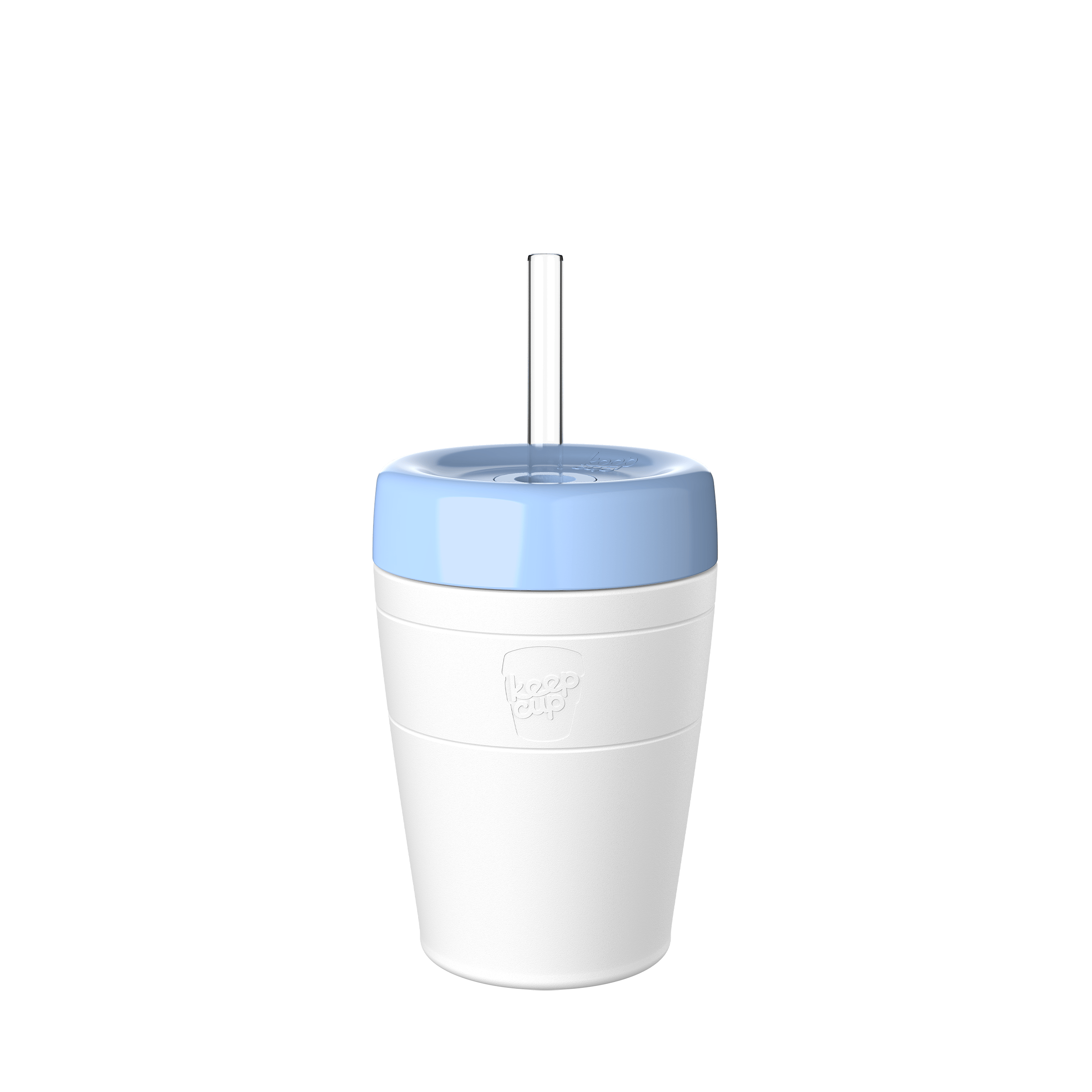 keepcup-commuter-cold-cup-12oz-white-orchid-vacuum-insulated-iced-coffee-tumbler image 1
