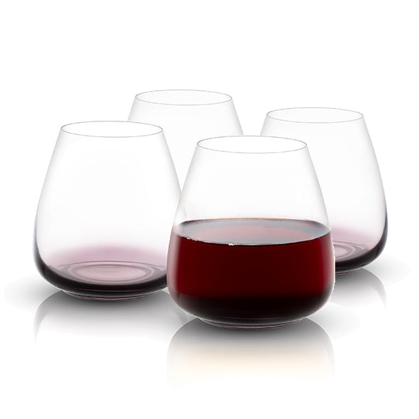joyjolt-black-swan-stemless-red-wine-glasses-set-of-4-18-2-oz-lead-free-crystal image 1