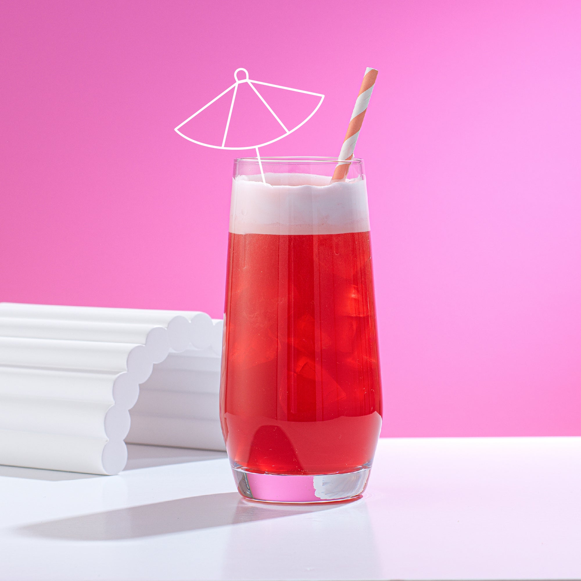 joyjolt-gwen-highball-glasses-set-of-4-18-oz-retro-lava-lamp-shape image 2