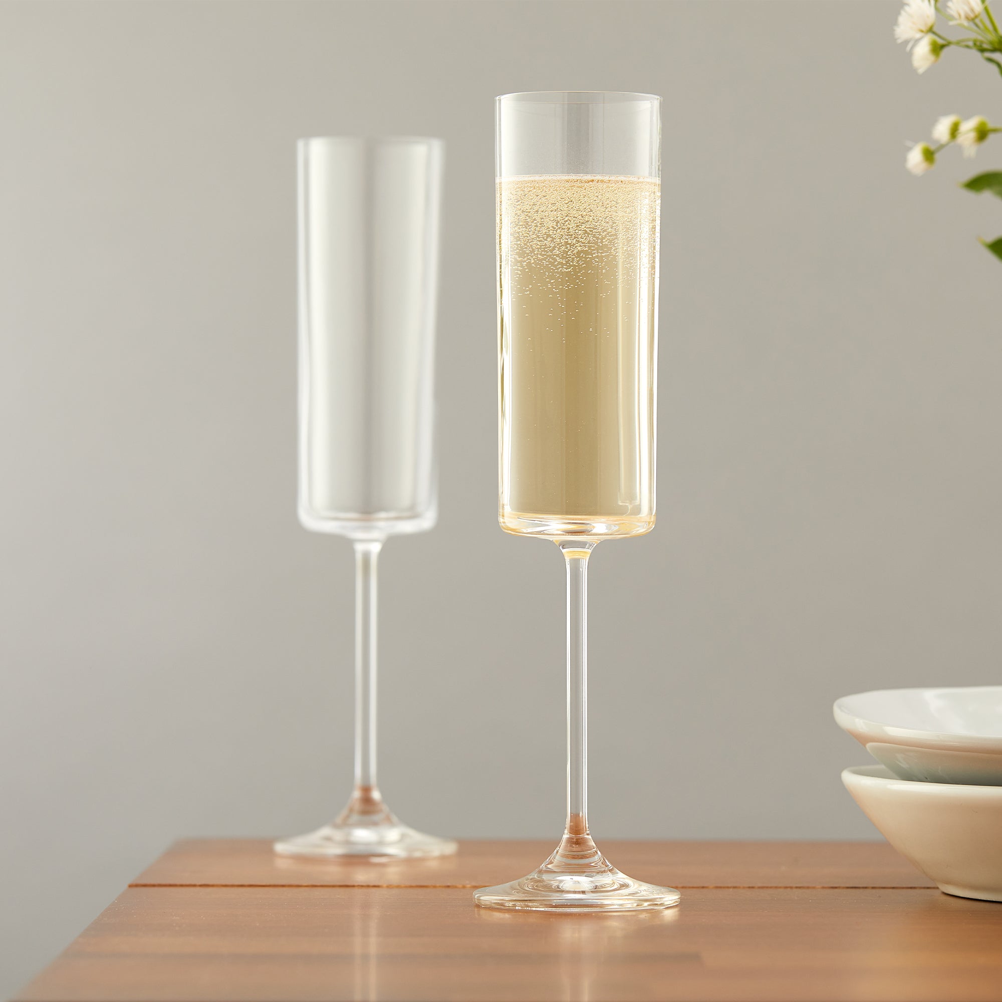 joyjolt-claire-champagne-glasses-5-7-oz-set-of-2-lead-free-crystal-flutes image 3