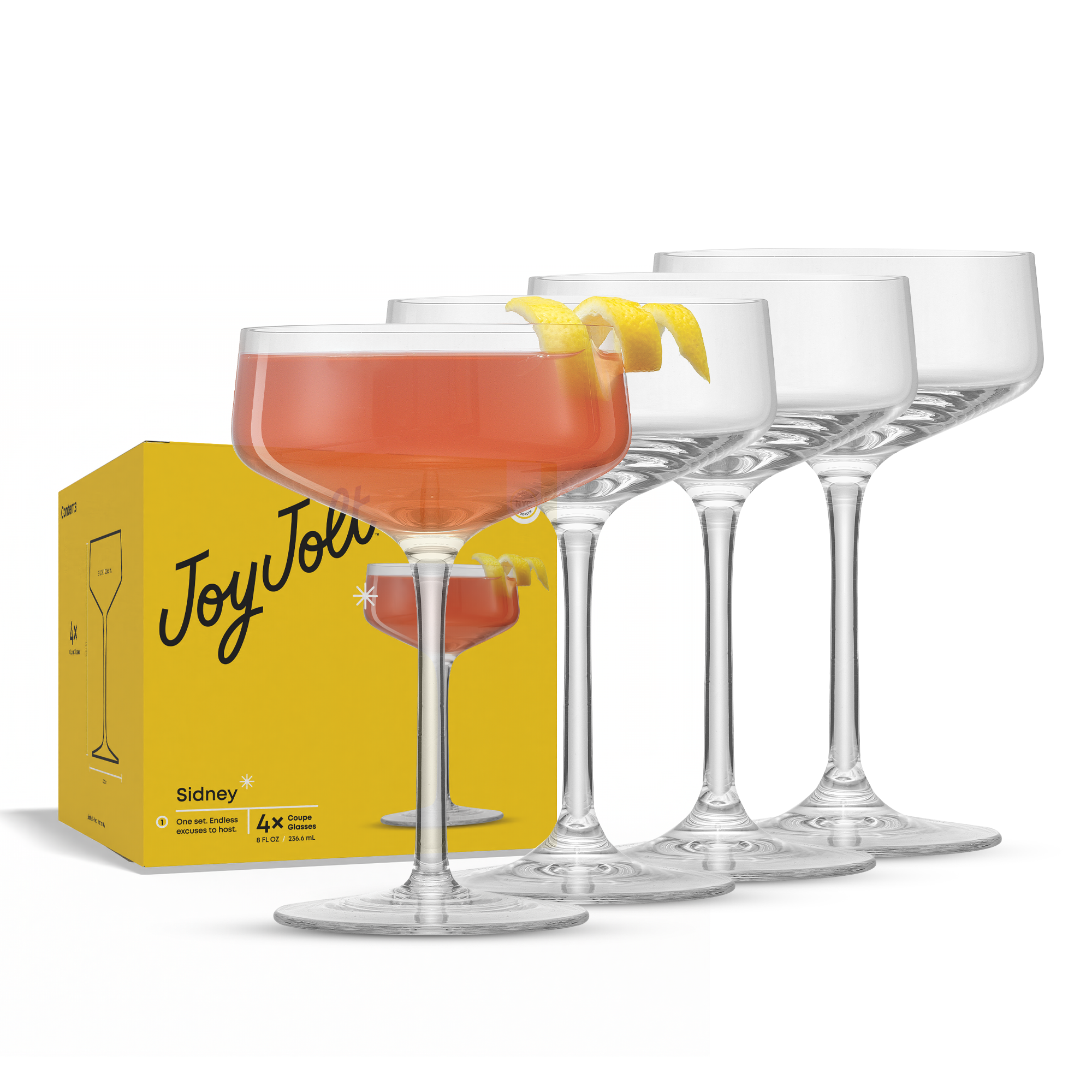 joyjolt-sidney-coupe-glasses-set-of-4-8-oz-lead-free-crystal-made-in-europe image 7