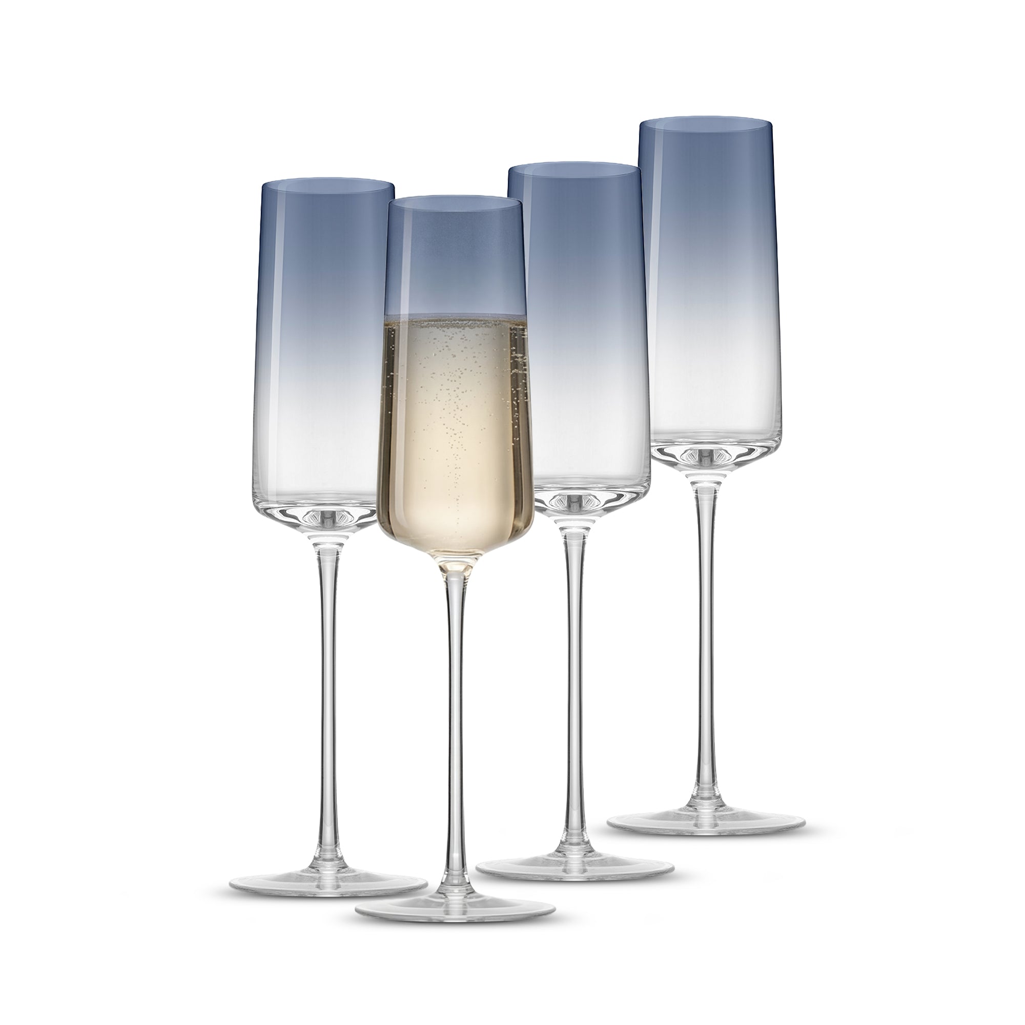 joyjolt-sidney-blue-ombre-champagne-flutes-set-of-4-7-oz-lead-free-crystal image 1