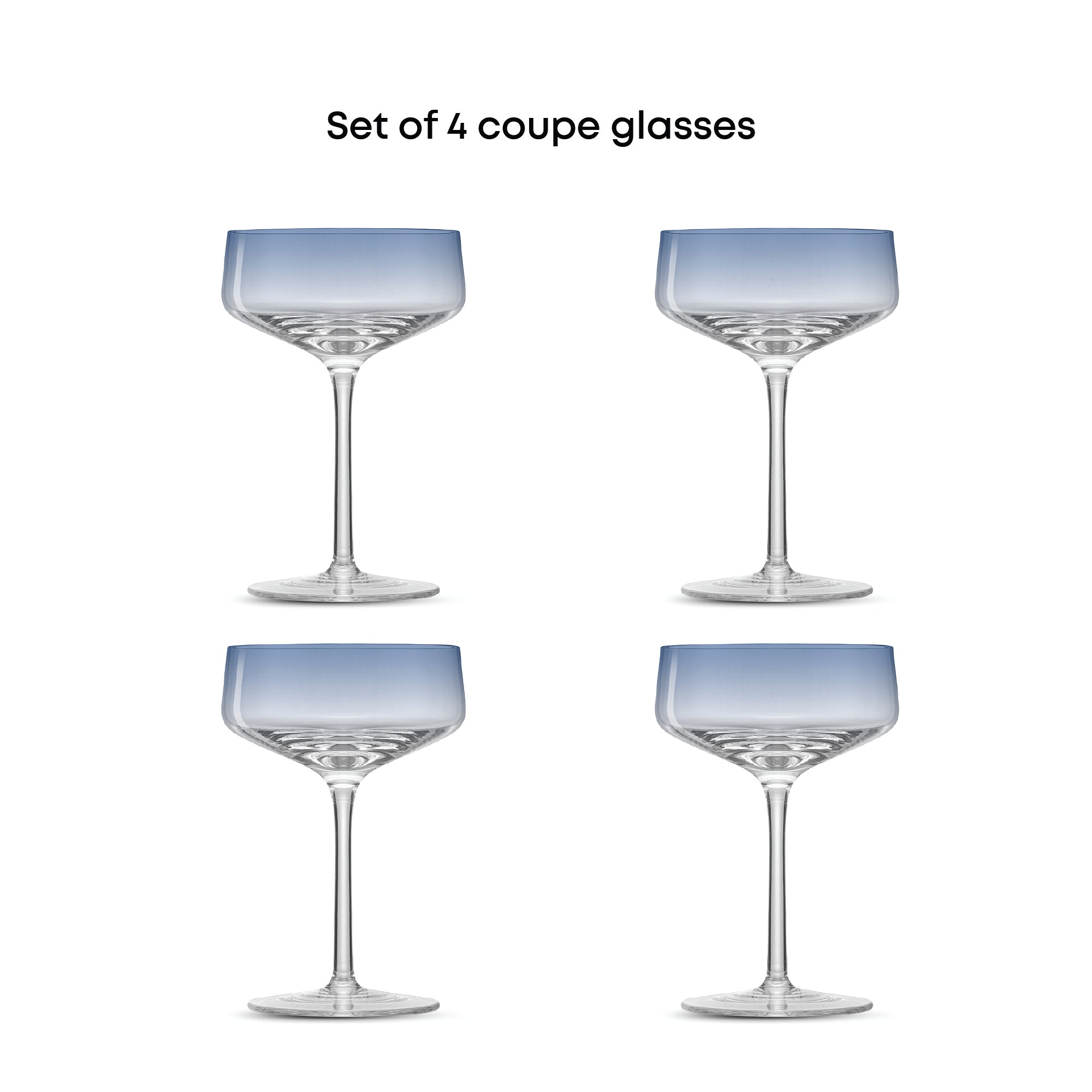 joyjolt-sidney-blue-ombre-coupe-glasses-8-oz-lead-free-crystal-dishwasher-safe-s image 3