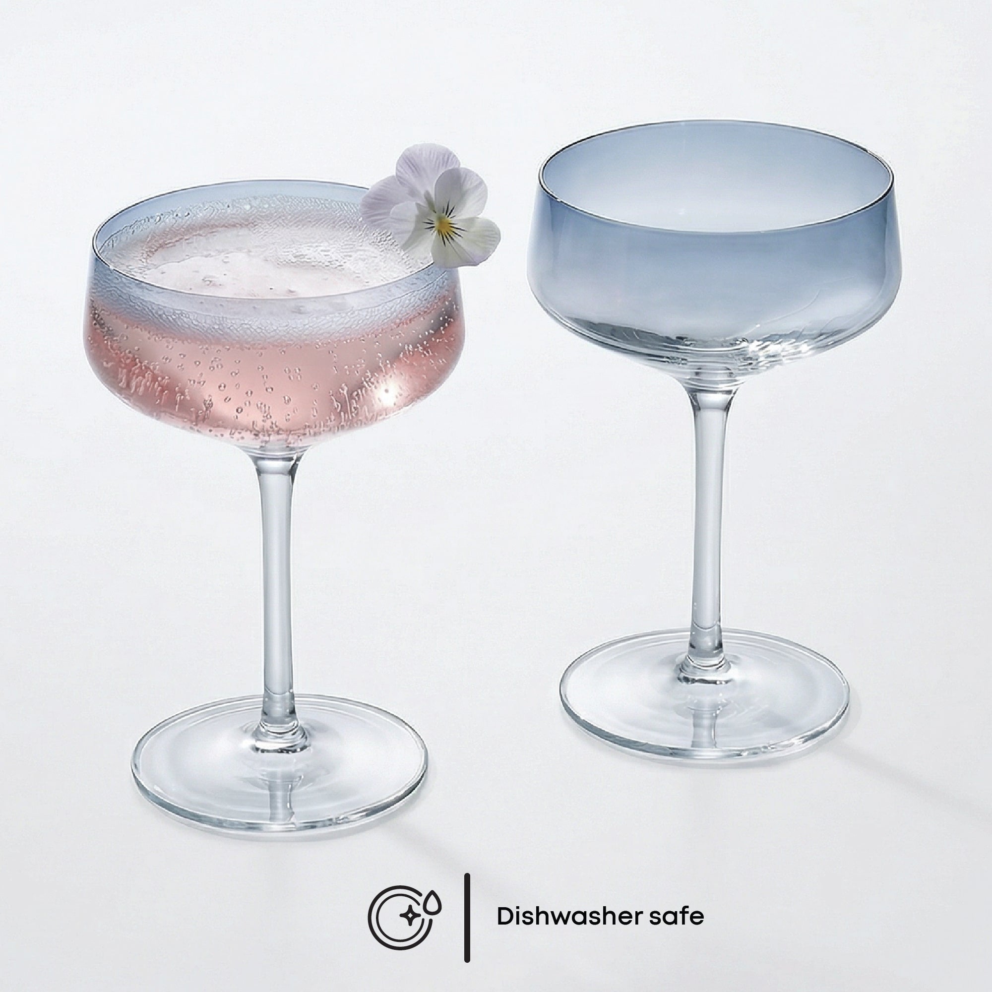 joyjolt-sidney-blue-ombre-coupe-glasses-8-oz-lead-free-crystal-dishwasher-safe-s image 7