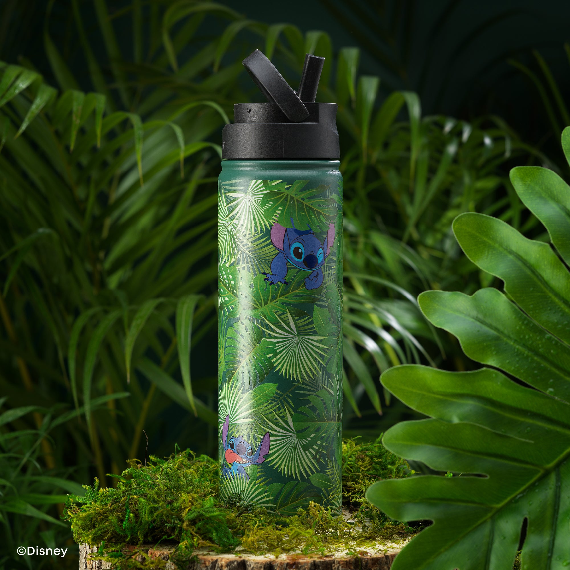 joyjolt-disney-stitch-a-boo-stainless-steel-water-bottle-22-oz image 6