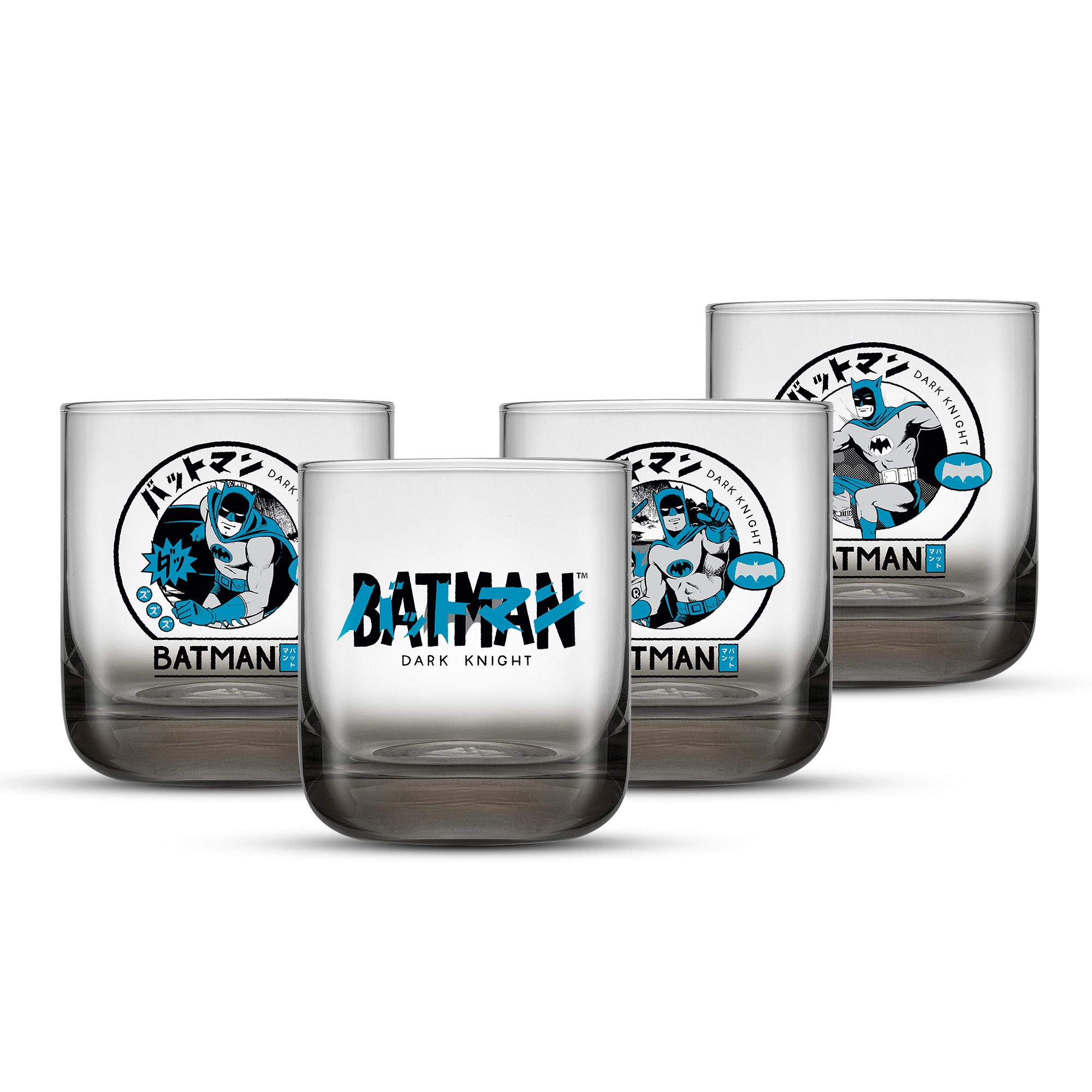joyjolt-batman-gotham-city-noir-short-glasses-set-of-4-10oz image 1