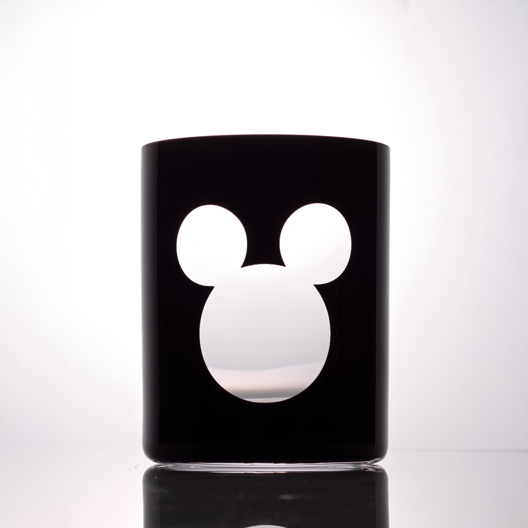 joyjolt-disney-luxury-mickey-mouse-double-old-fashioned-glasses-set-of-2-12-oz image 2