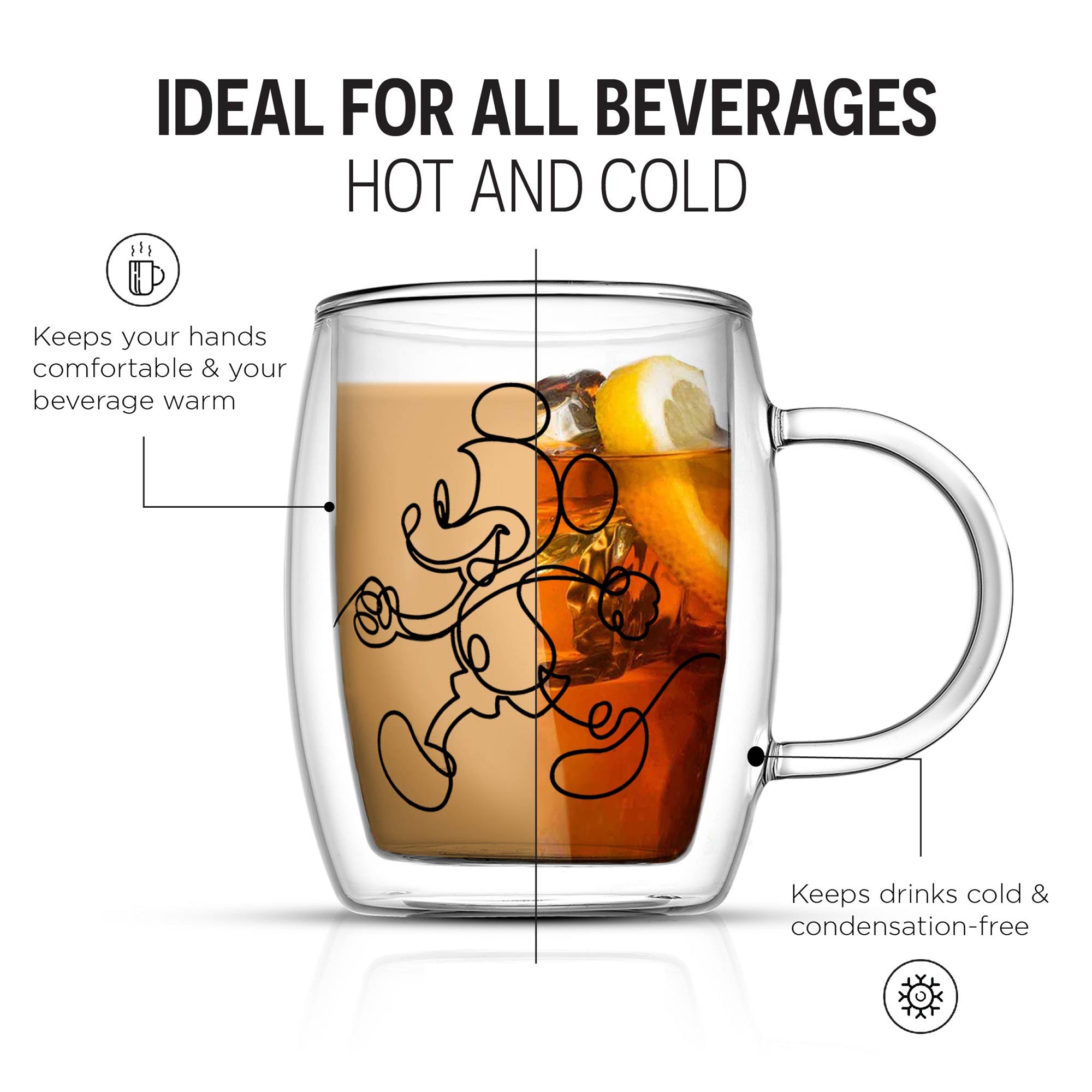 joyjolt-disney-mickey-and-pluto-aroma-glass-mugs-13-5-oz-double-wall image 3