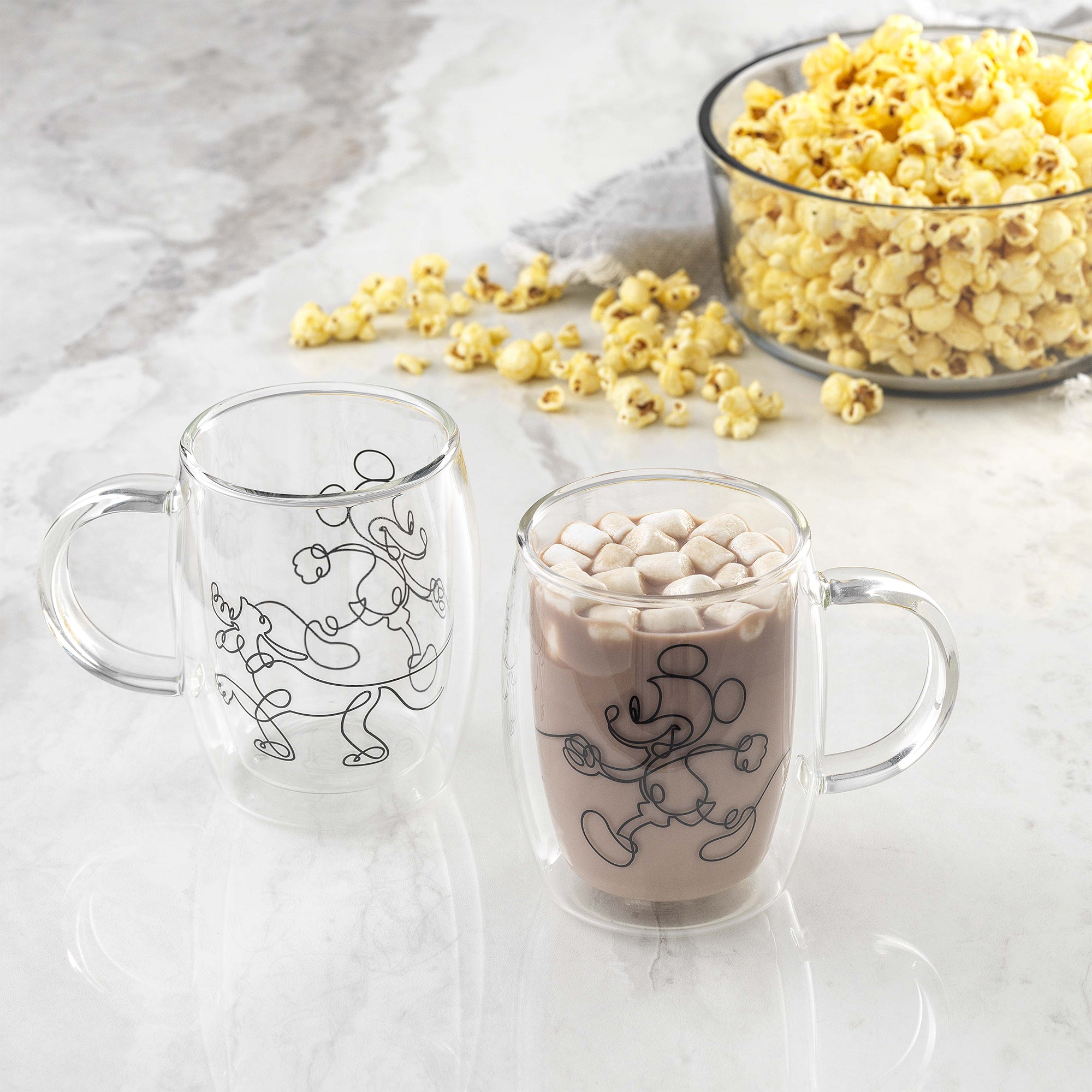 joyjolt-disney-mickey-and-pluto-aroma-glass-mugs-13-5-oz-double-wall image 8