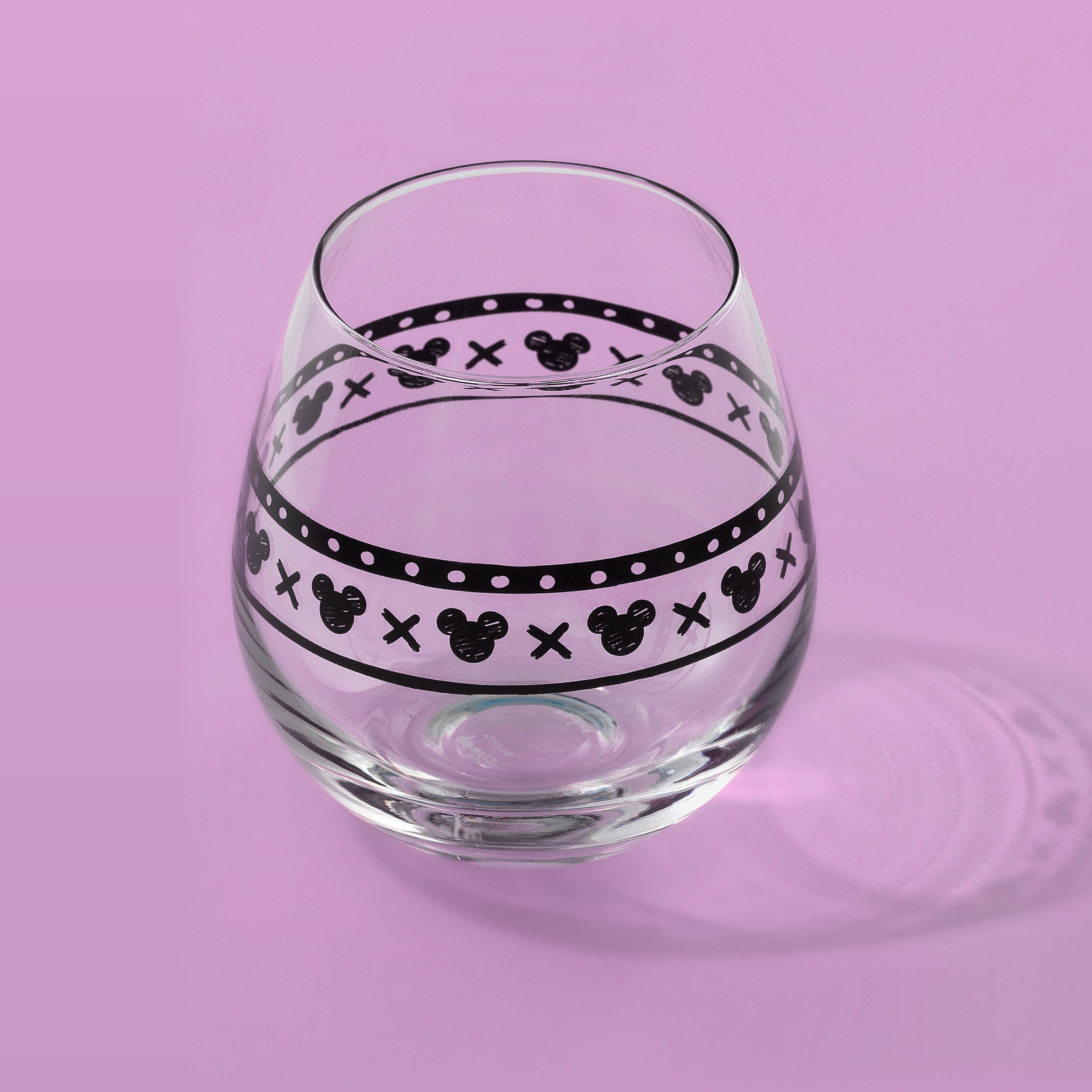 joyjolt-disney-mickey-mouse-geo-picnic-stemless-wine-glasses-set-of-4 image 7
