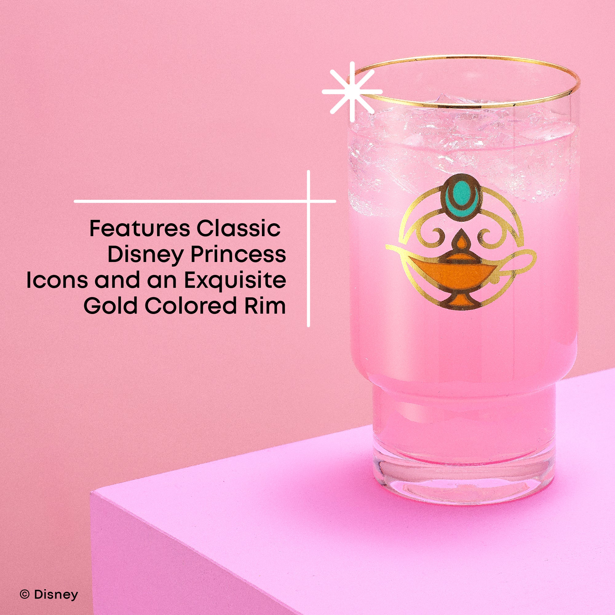 joyjolt-disney-princess-iconic-tall-drinking-glasses-16-oz-set-of-6 image 3