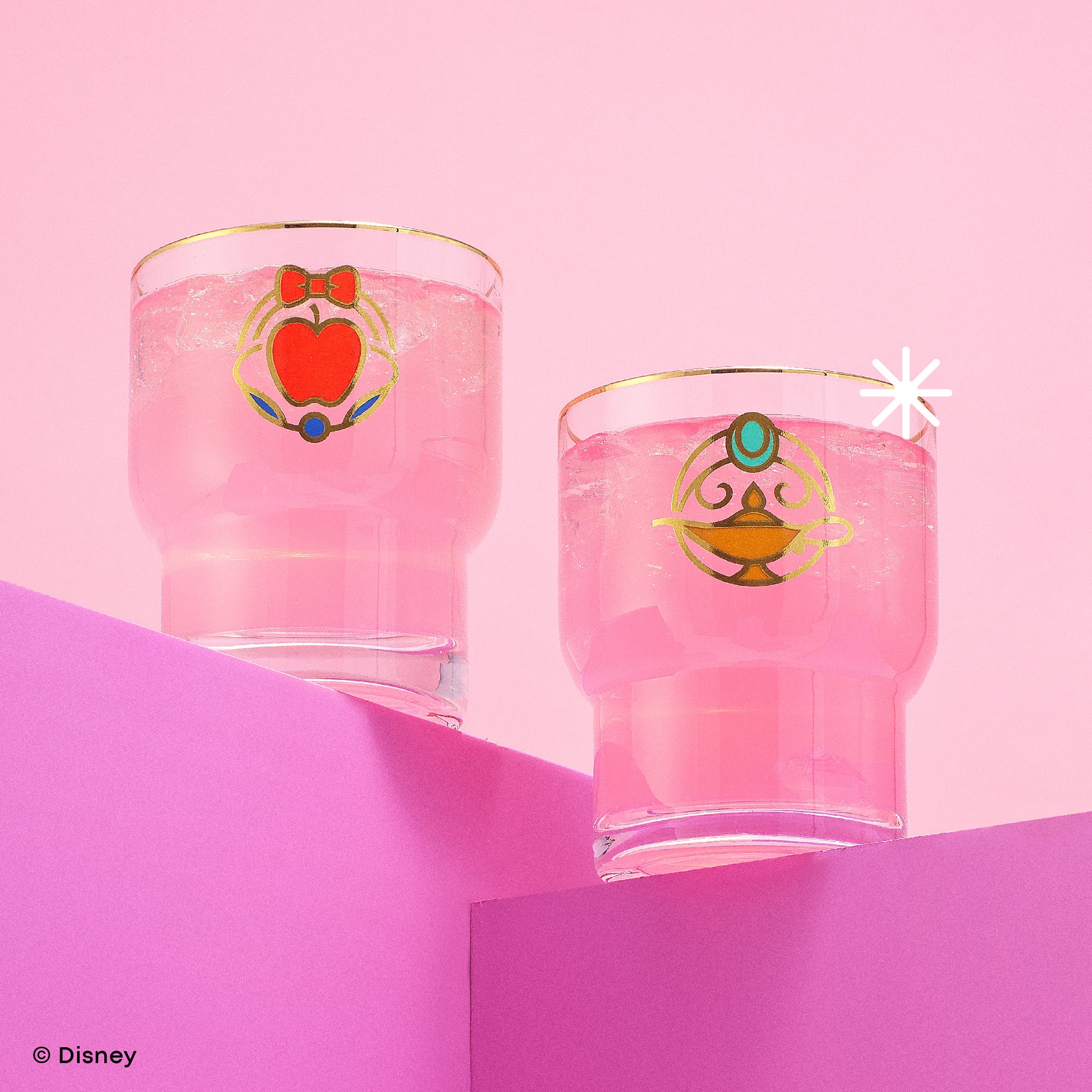 joyjolt-disney-princess-iconic-short-drinking-glasses-set-of-6 image 2