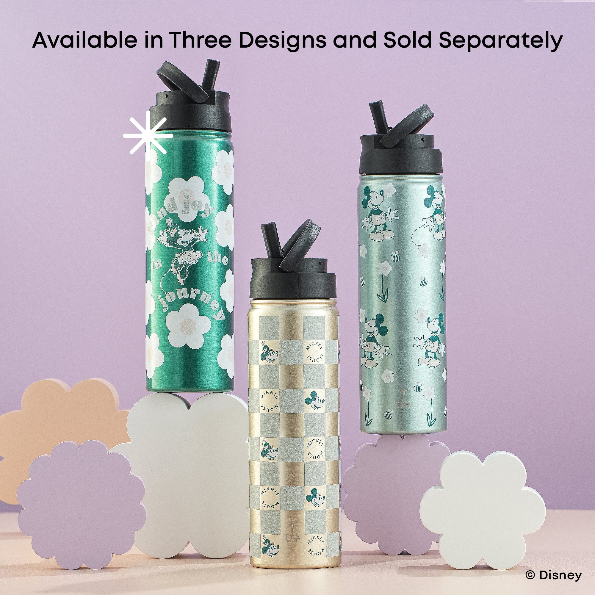 joyjolt-disney-retro-vintage-mickey-mouse-stainless-steel-water-bottle-22-oz image 6