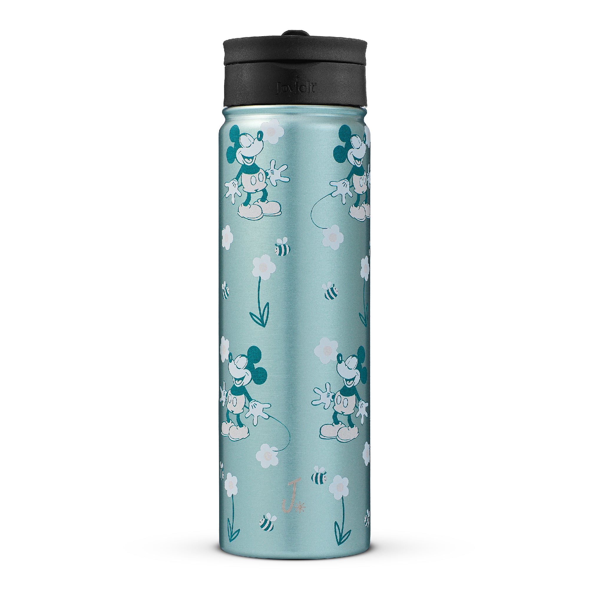 joyjolt-disney-retro-vintage-mickey-mouse-stainless-steel-water-bottle-22-oz image 1