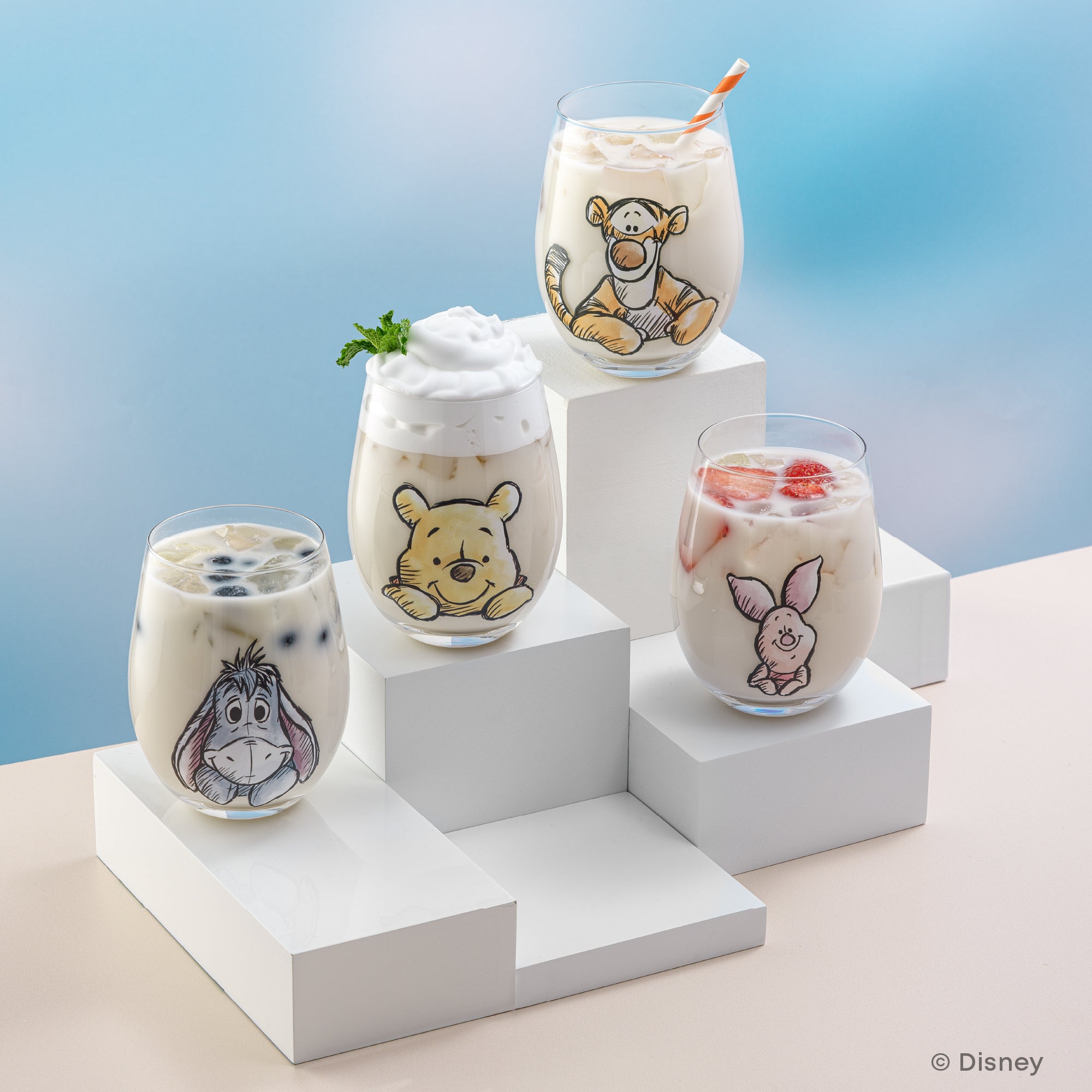 joyjolt-disney-winnie-the-pooh-exploring-a-classic-stemless-drinking-glasses-set image 2