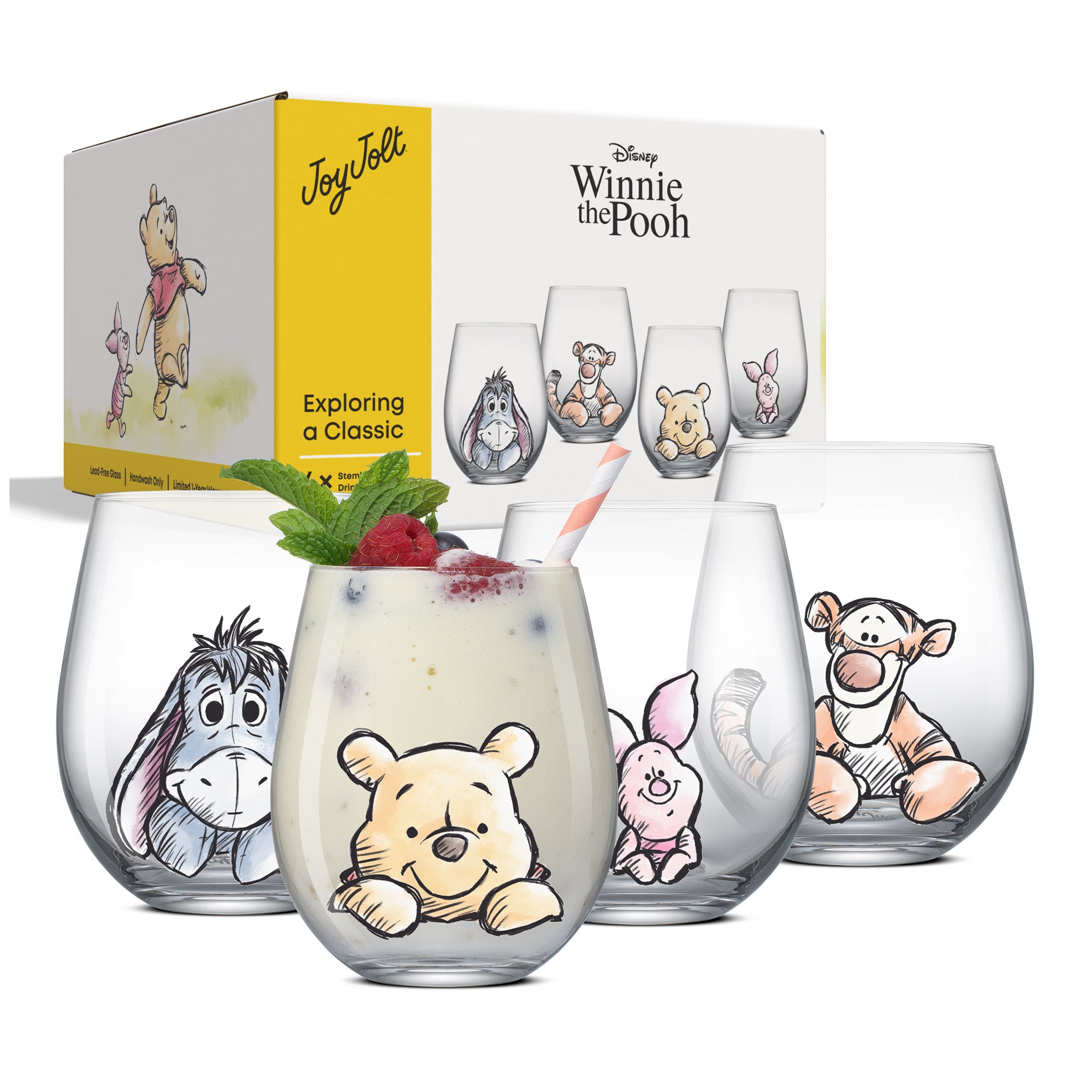 joyjolt-disney-winnie-the-pooh-exploring-a-classic-stemless-drinking-glasses-set image 7