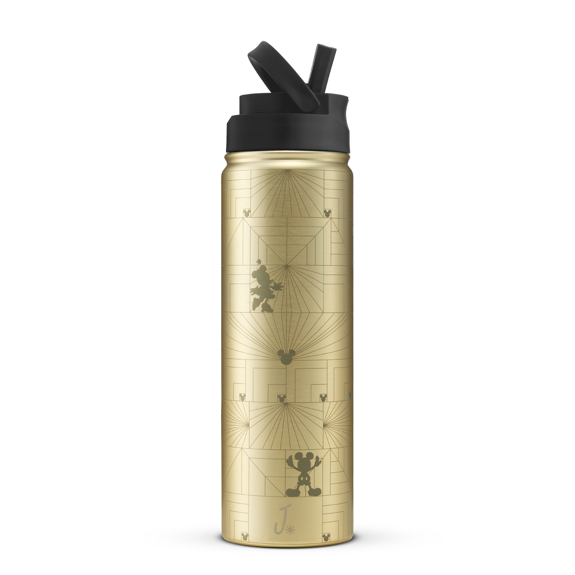 joyjolt-disney-mickey-mouse-and-minnie-mouse-monomouse-stainless-steel-water-bot image 1