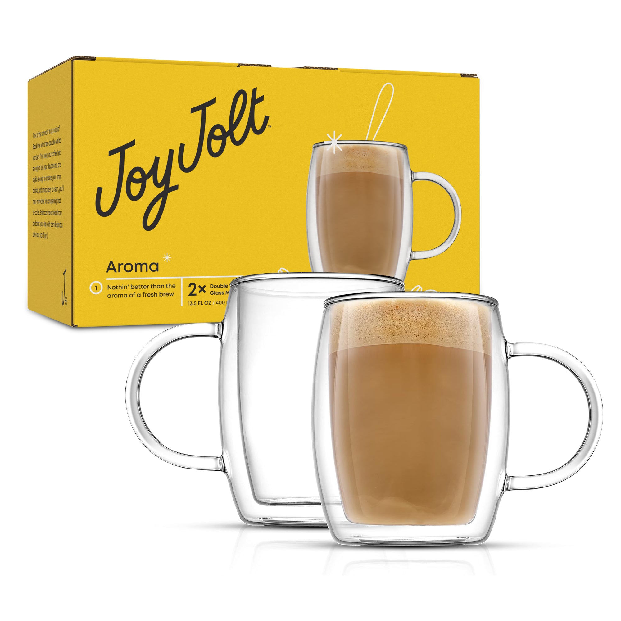 joyjolt-aroma-double-wall-glass-coffee-mugs-13-5-oz-set-of-2 image 6