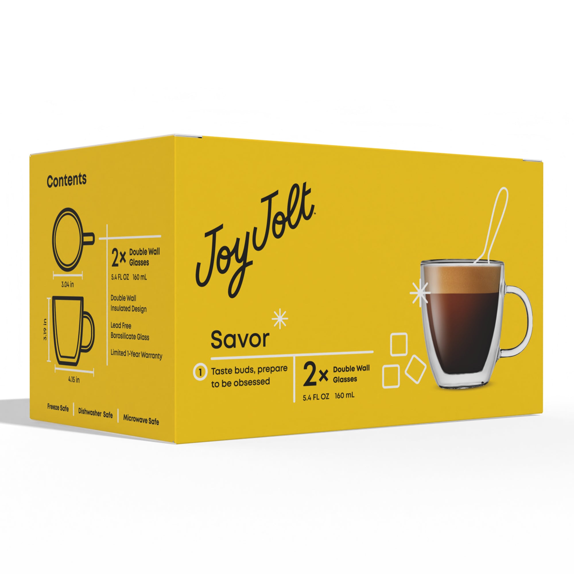 joyjolt-savor-double-wall-espresso-glasses-5-4-oz-set-of-2 image 8