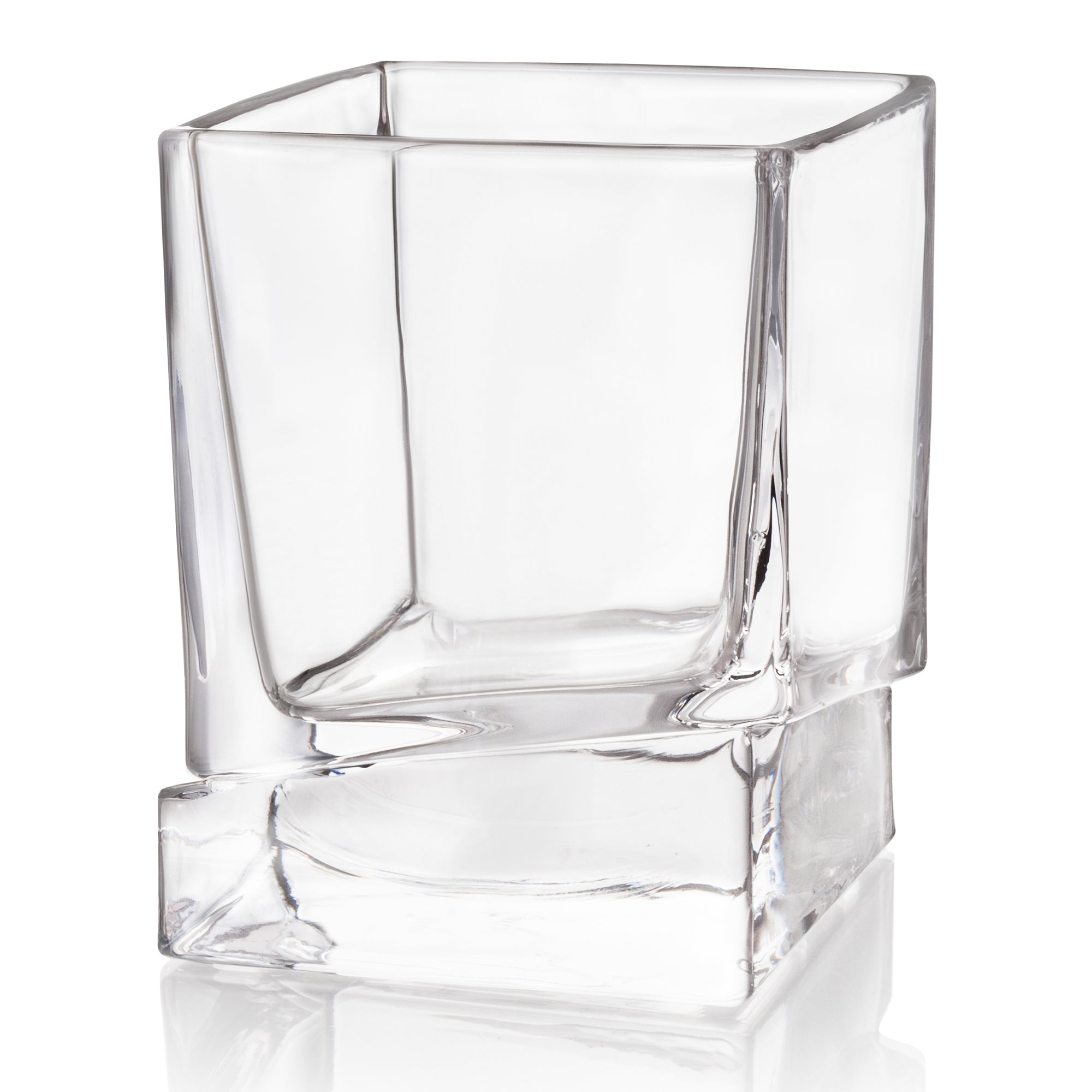 joyjolt-carre-square-whiskey-glasses-set-of-2-10-oz image 2