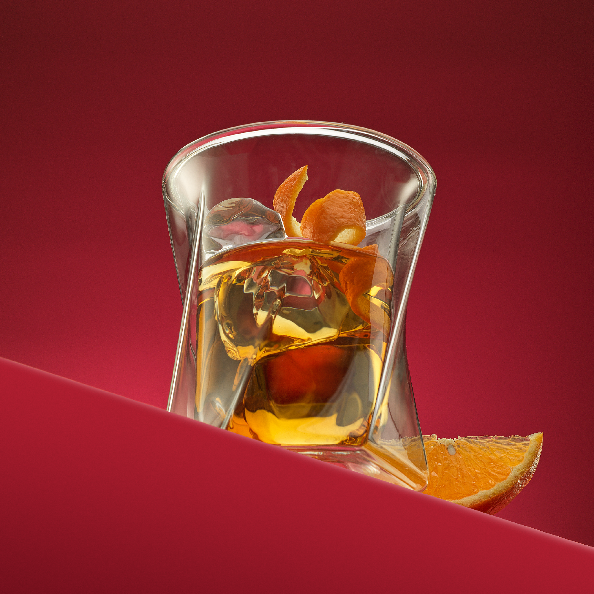 joyjolt-lacey-double-wall-double-old-fashioned-whiskey-glasses-set-of-2-10-oz image 2