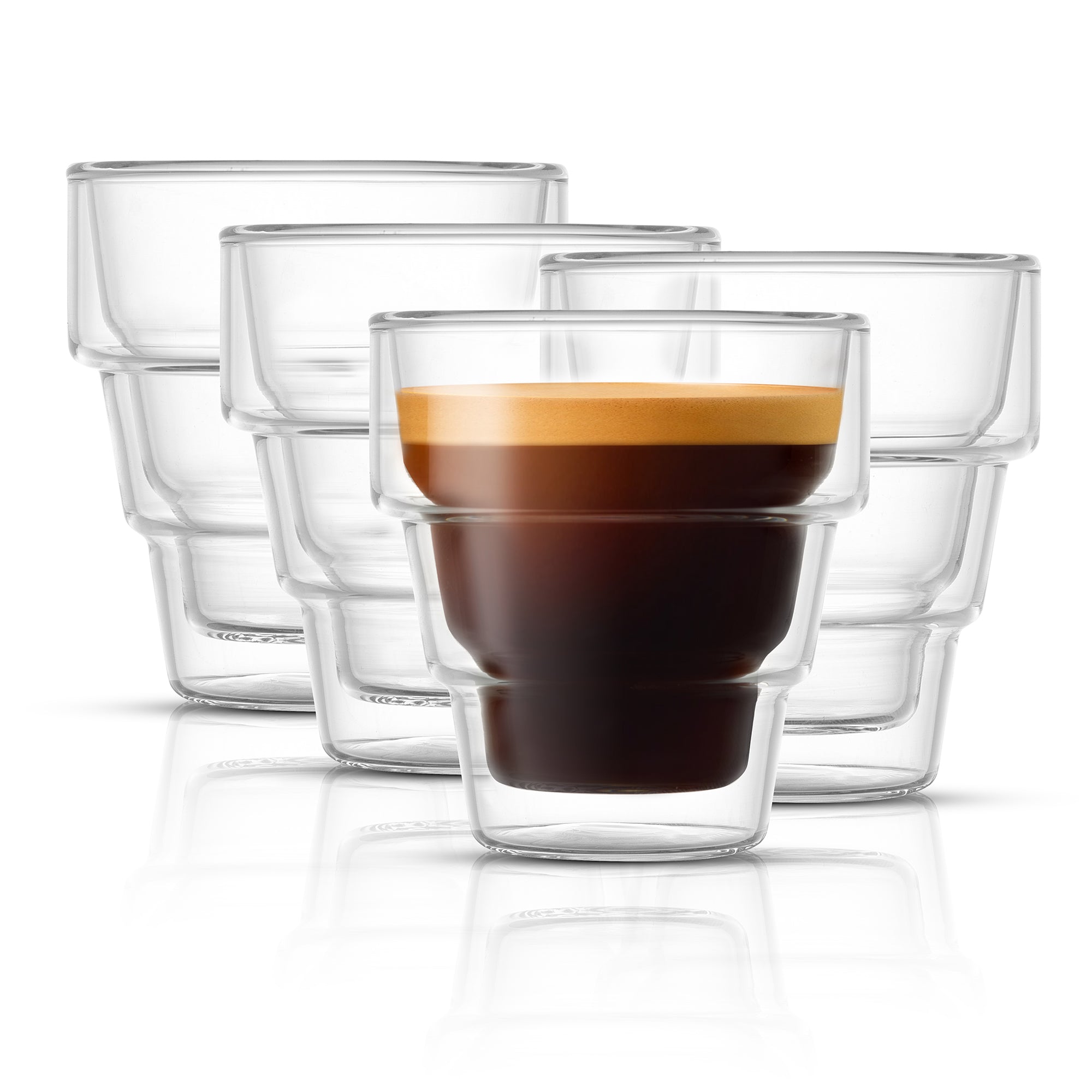joyjolt-pila-double-walled-espresso-glass-cups-set image 4