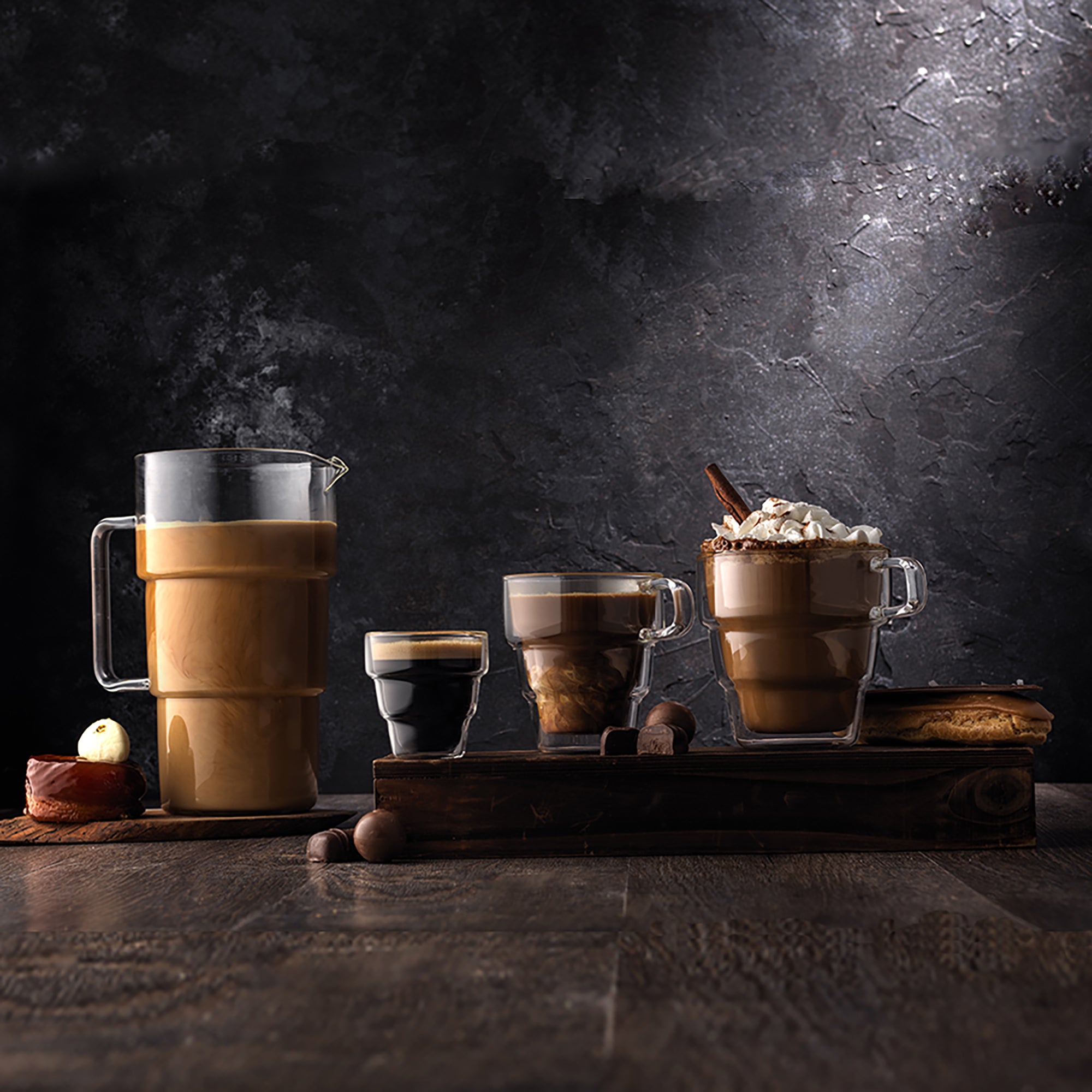joyjolt-pila-double-walled-espresso-glass-cups-set image 3