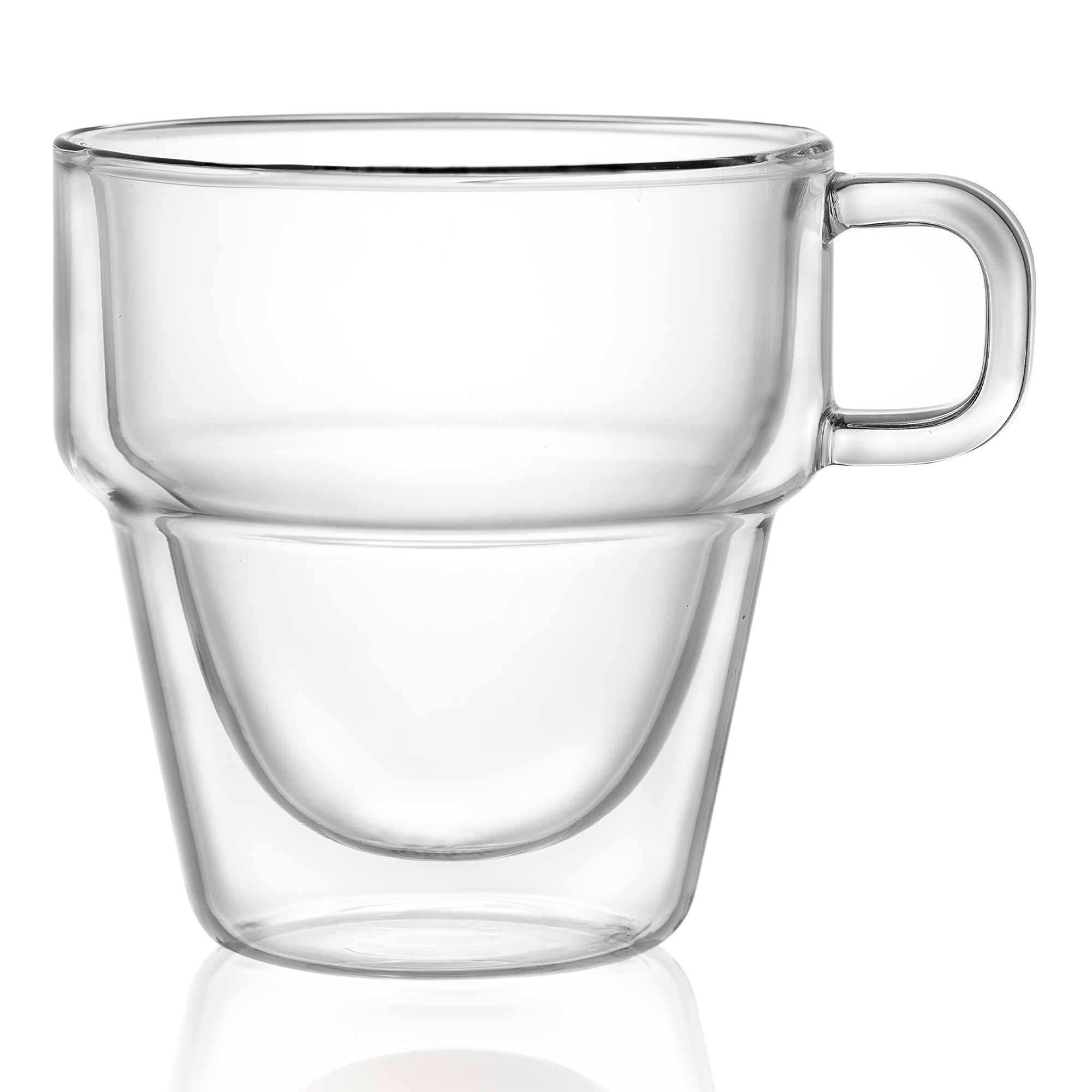 joyjolt-stoiva-double-wall-insulated-stackable-coffee-glasses-set-of-4-11-5-oz image 5