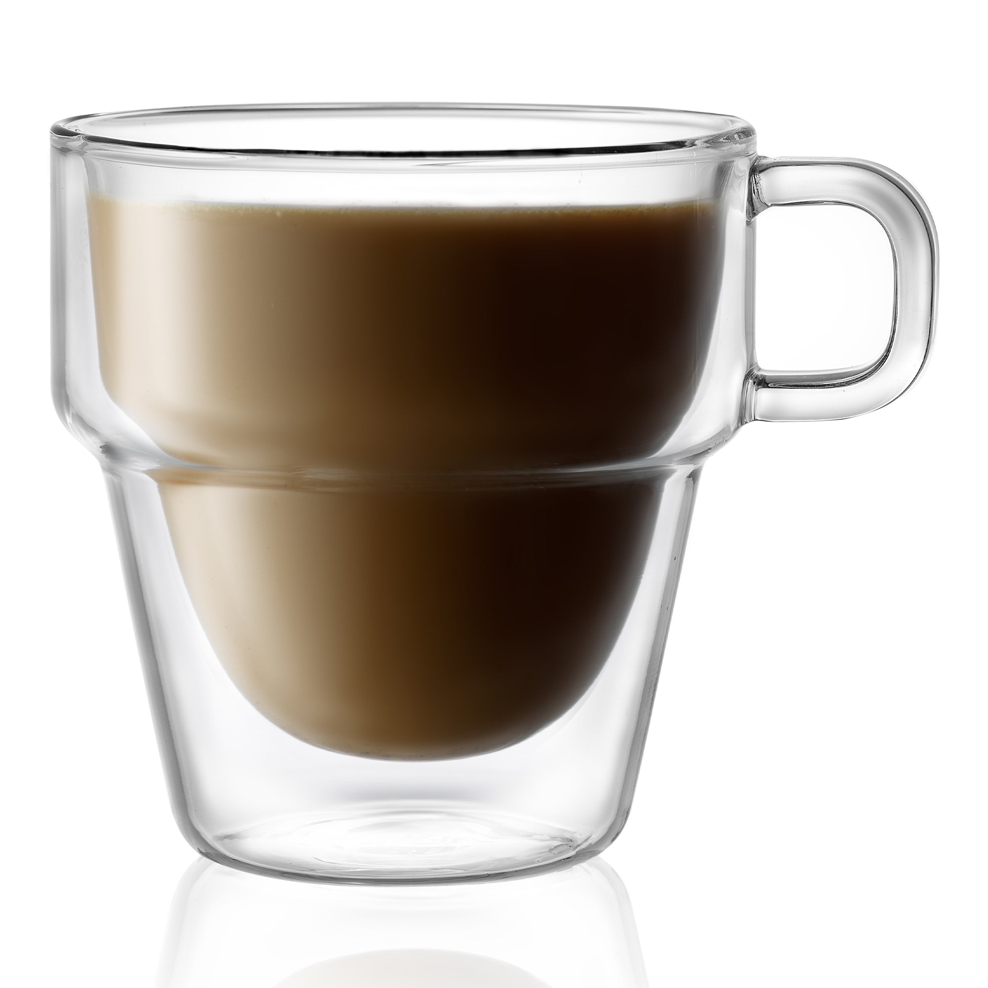 joyjolt-stoiva-double-wall-insulated-stackable-coffee-glasses-set-of-4-11-5-oz image 6